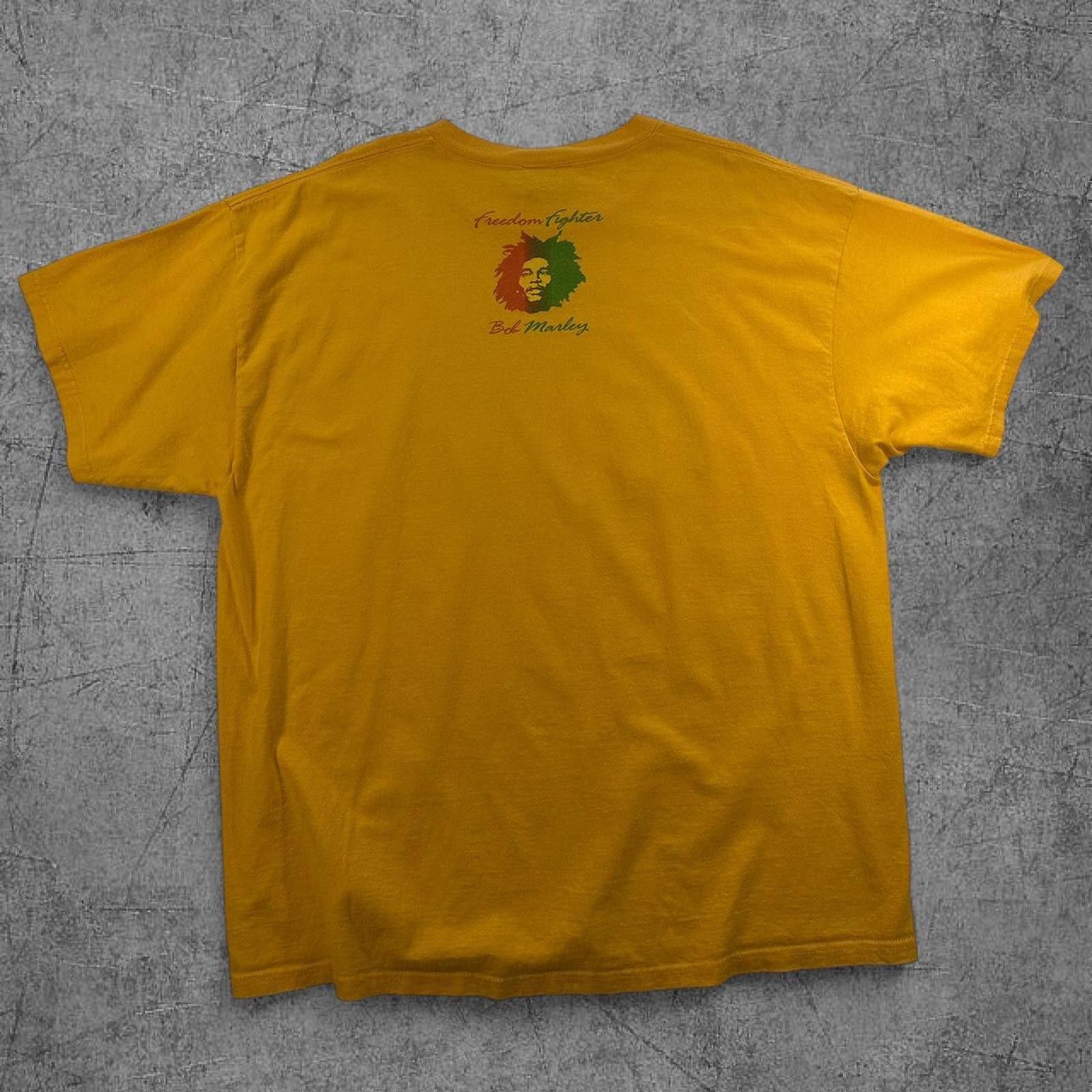 Bob Marley 2004 Freedom Fighter Bob Marley Tee Size US XL / EU 56 / 4 - 5 Thumbnail