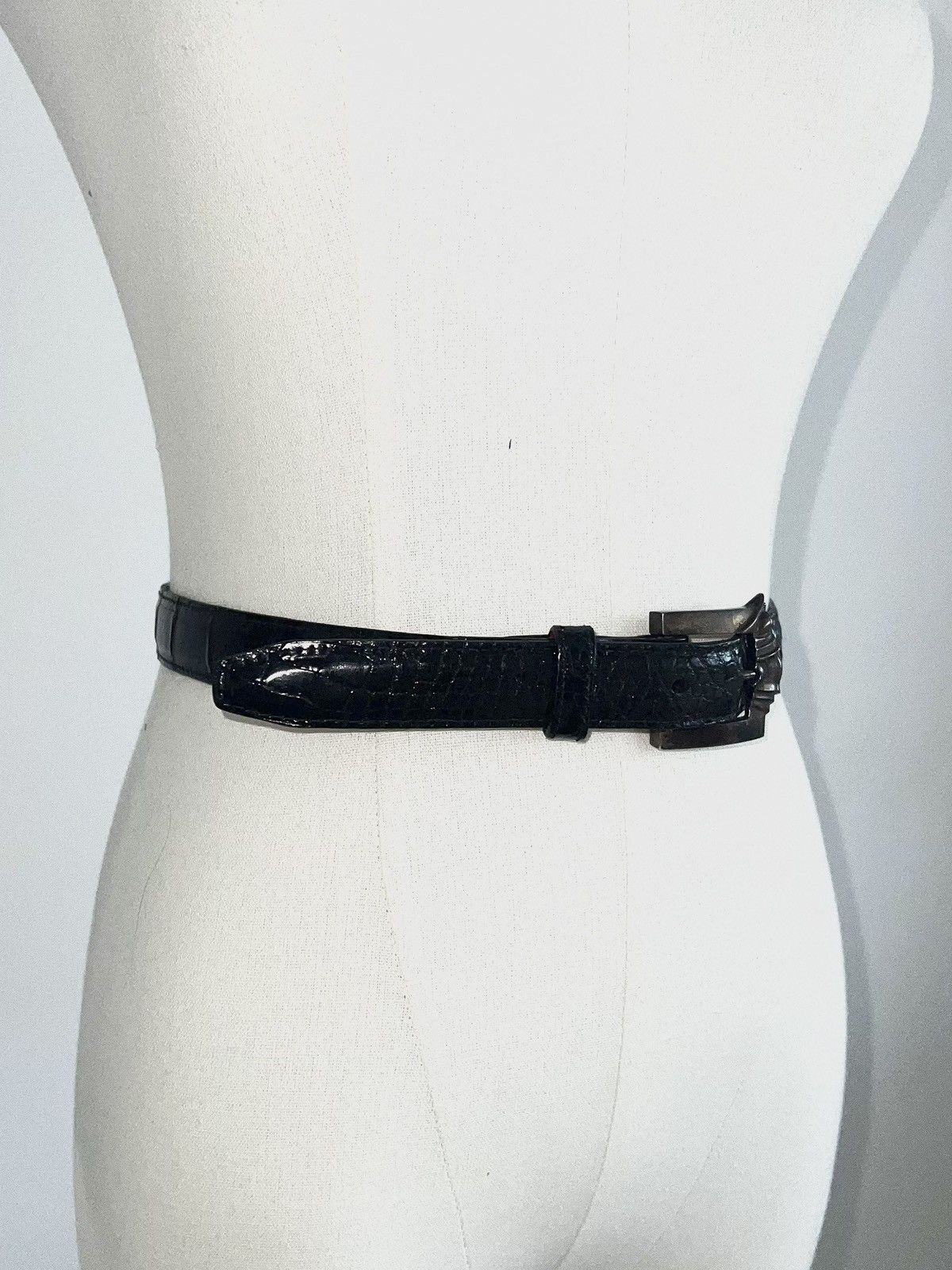 Kieselstein-Cord Kieselstein-Cord alligator belt with sterling silver buckle Size ONE SIZE - 3 Thumbnail