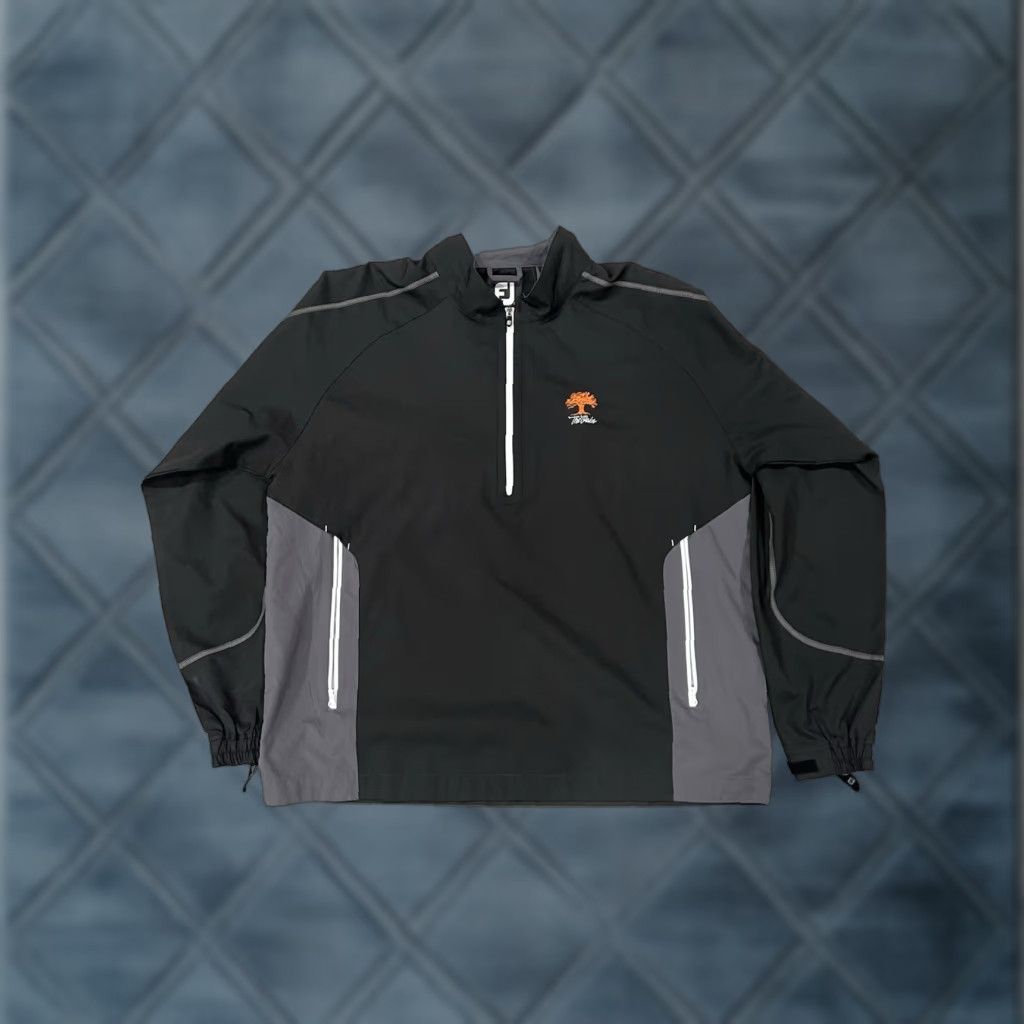 Footjoy FootJoy Men's Black/Gray Performance 1/4 Zip Golf Pullover The Oaks XL Shirt Mens Black/Gray Performance 1/4 Zip Golf Pullover The Oaks XL Size US XL / EU 56 / 4 - 1 Thumbnail