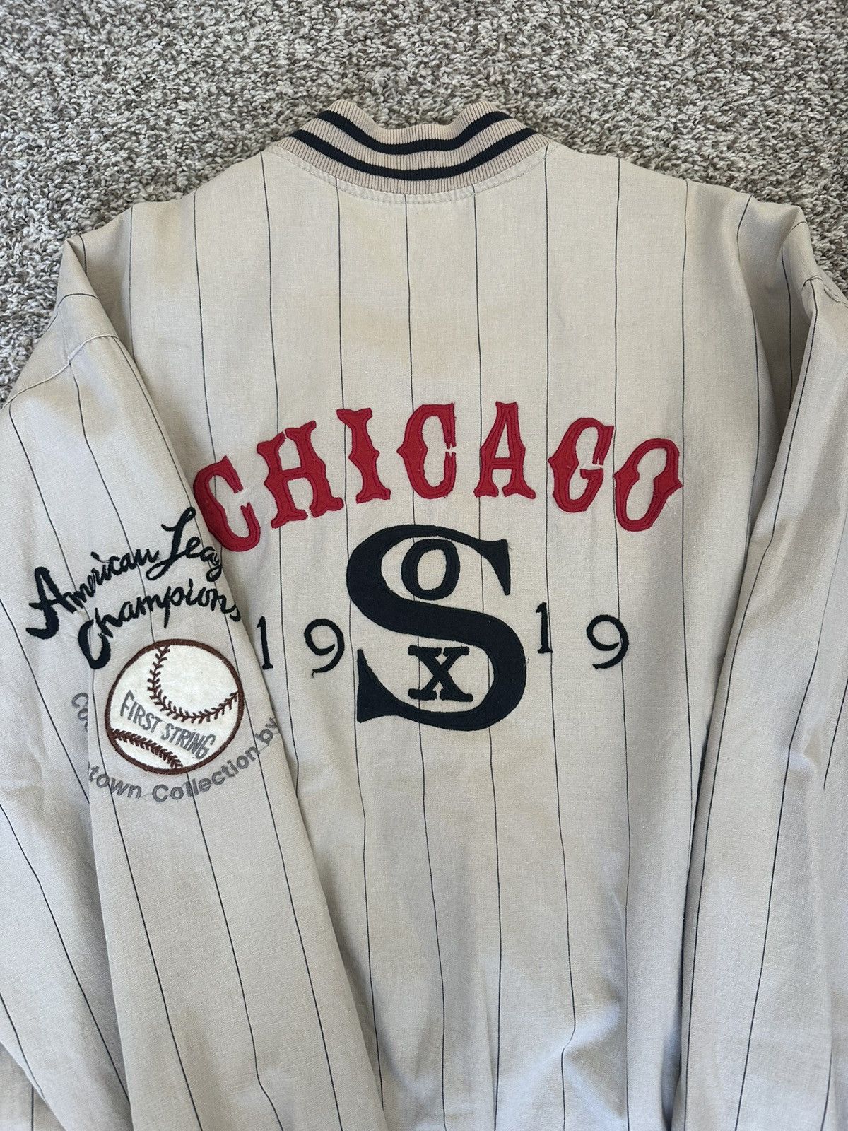 Other Vintage white Sox reversible bomber jacket Size US M / EU 48-50 / 2 - 3 Thumbnail
