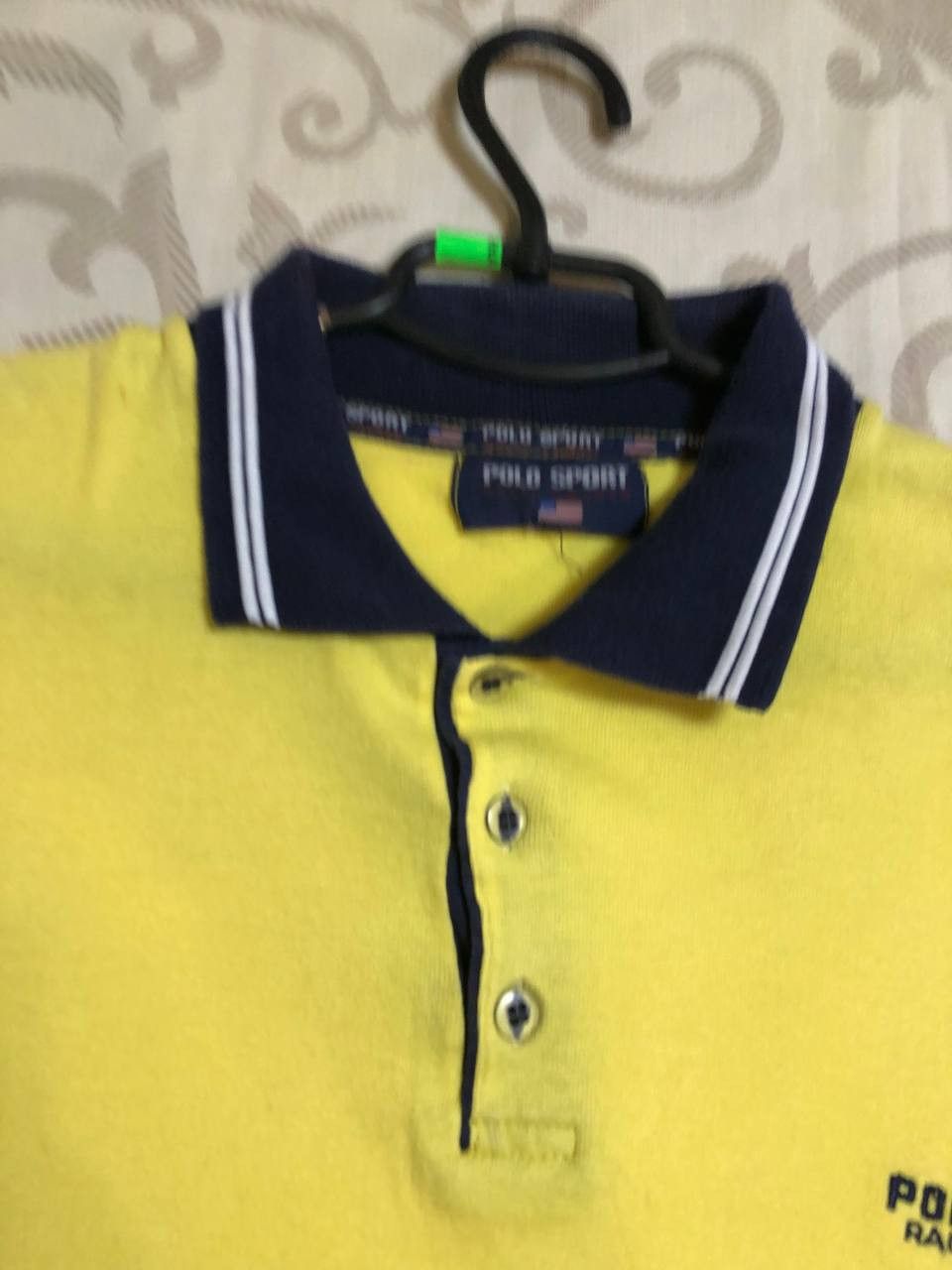 Polo Ralph Lauren Vtg POLO SPORT Ralph Lauren Polo Shirt Embroidered USA Flag Size US L / EU 52-54 / 3 - 8 Thumbnail