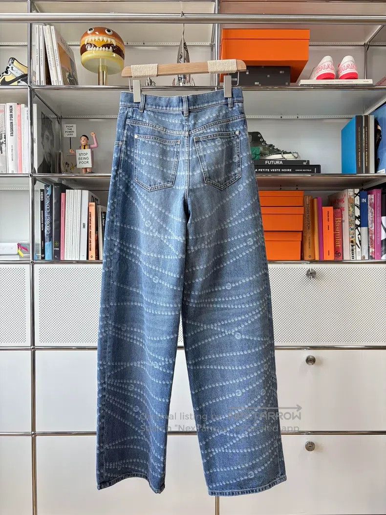 Chanel Chanel 25p The most popular medium blue wide-leg version p Size 42" / US 20 - 2 Thumbnail