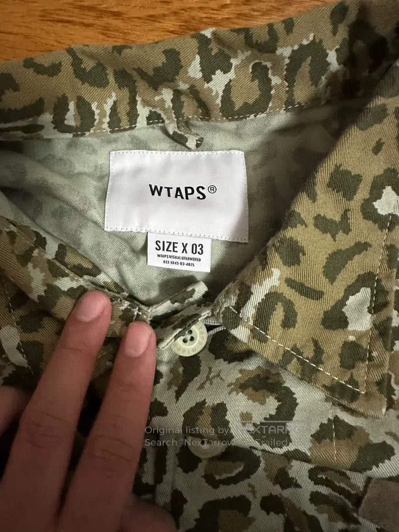 Wtaps Wtaps Leopard print four-pocket shirt Size US L / EU 52-54 / 3 - 2 Thumbnail