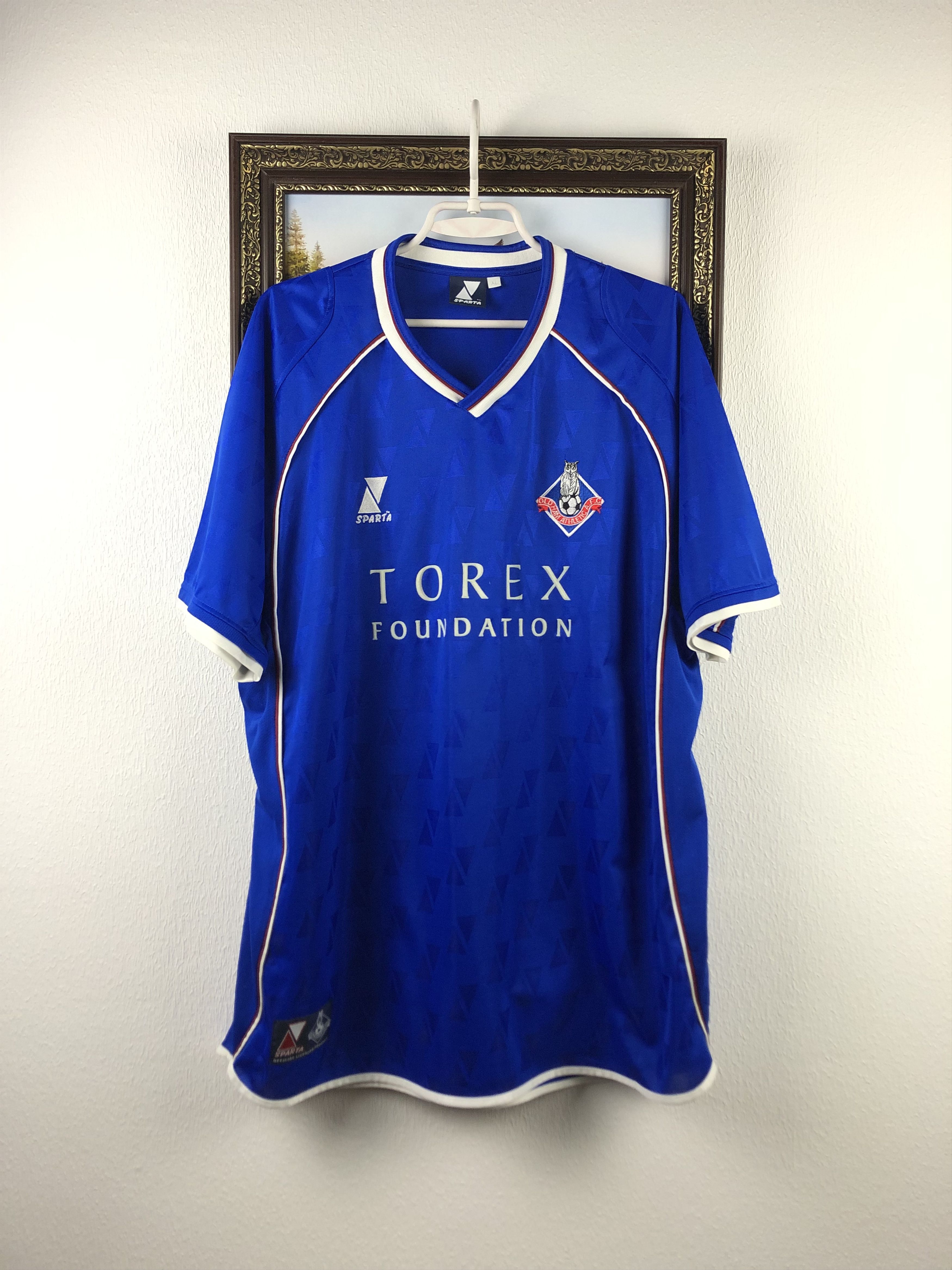 Vintage Oldham Athletic football shirt 2002 Soccer Jersey Trikot Size US XL / EU 56 / 4 - 1 Thumbnail