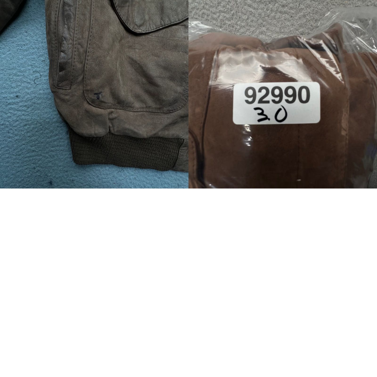G-III VINTAGE G-III Leather Aviator Bomber Flight Jacket Men Large L Map Brown Size US L / EU 52-54 / 3 - 9 Thumbnail