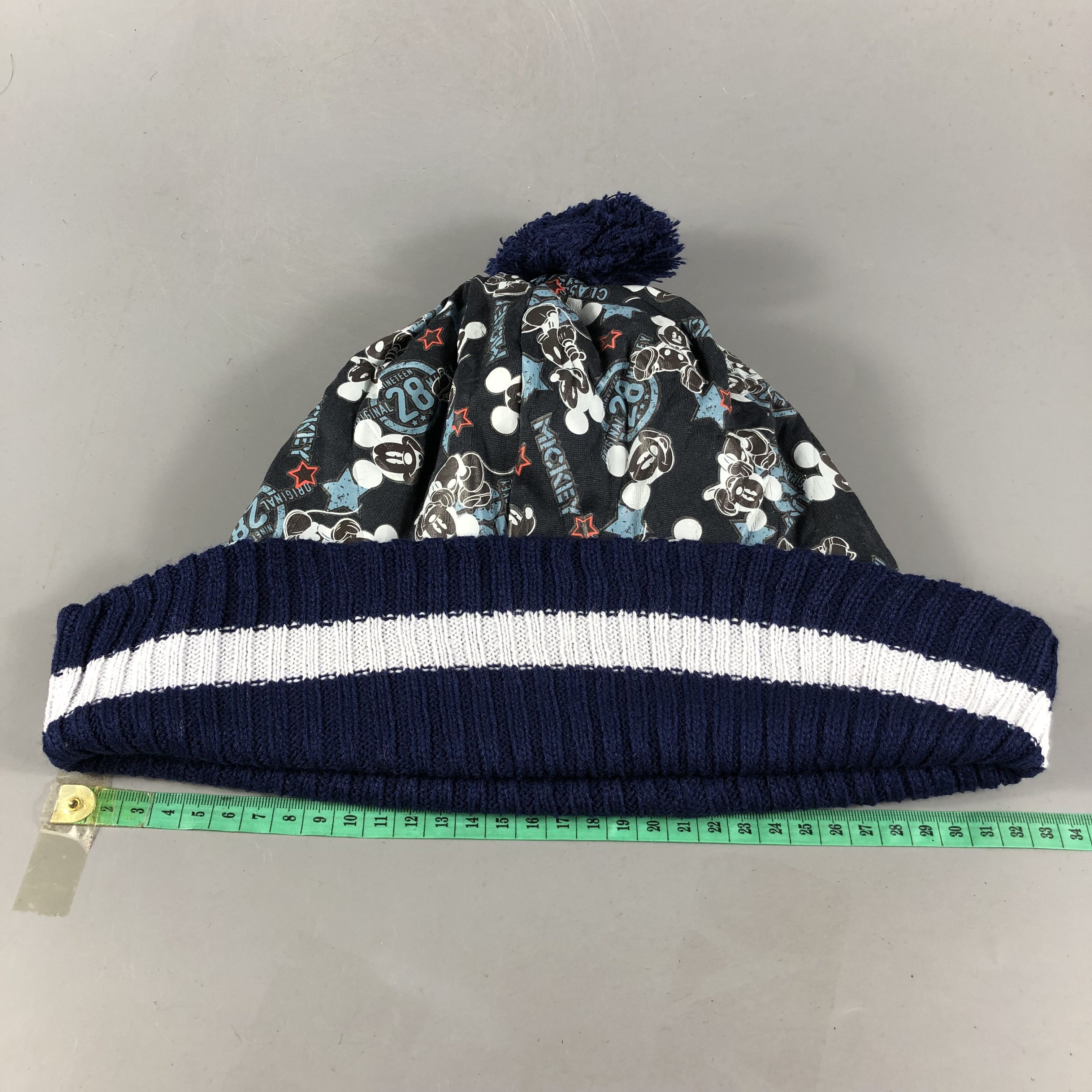 Mickey Mouse Mickey Mouse Slouchy Bobble Beanie Snowcap Snow Hat B795 Size ONE SIZE - 3 Thumbnail