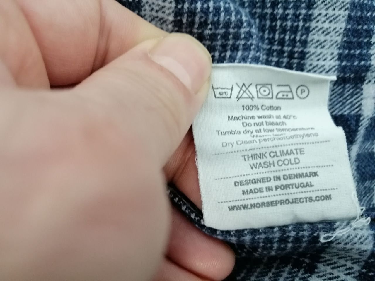 Norse Projects Norse Projects Hans Check Flannel Shirt Size US XL / EU 56 / 4 - 6 Thumbnail
