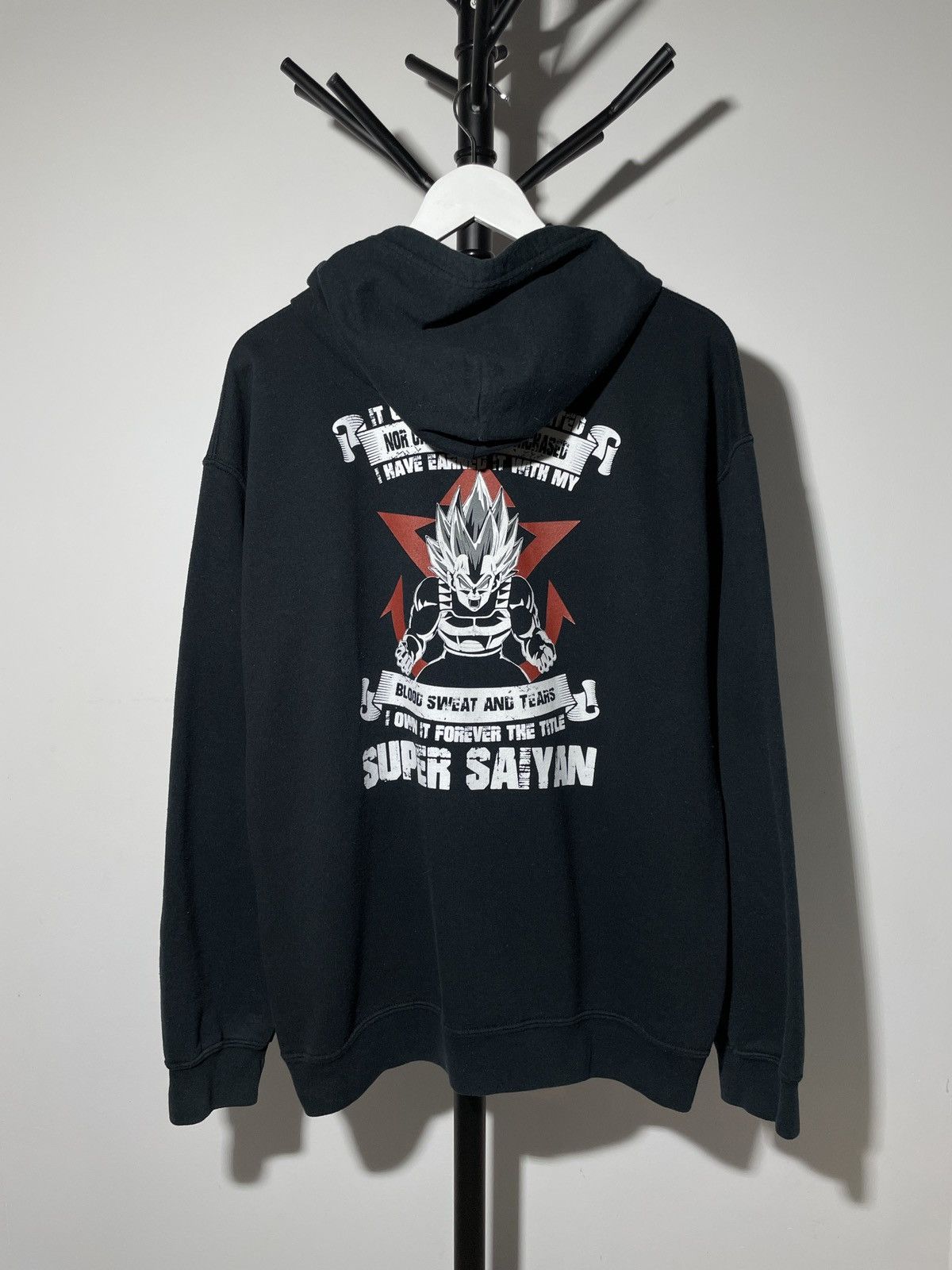 Anime × Japanese Brand × Vintage Vintage Dragon Ball Z Super Saiyan Zip Hoodie Size US L / EU 52-54 / 3 - 1 Thumbnail