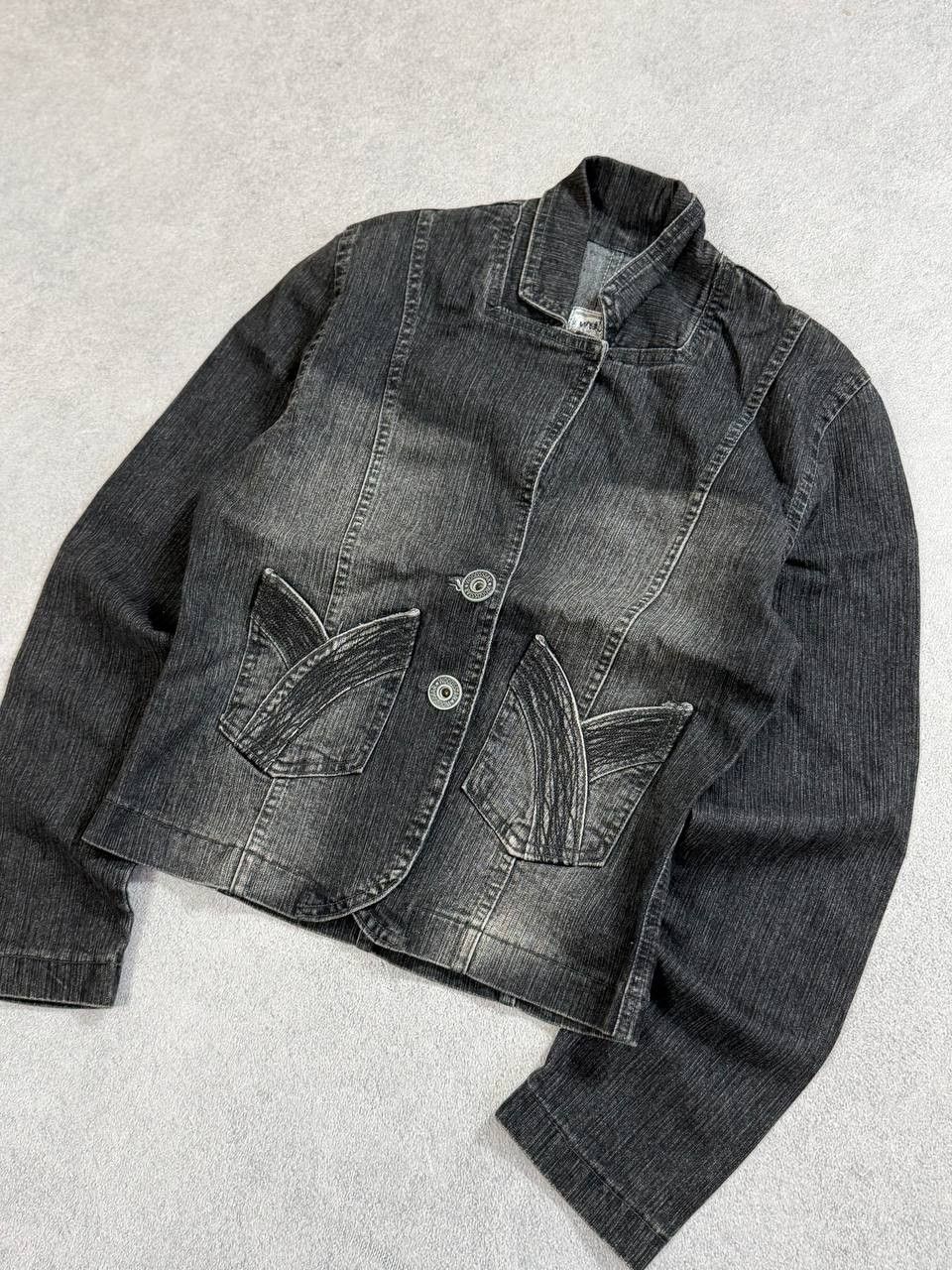Japanese Brand Vintage 90s Denim Trucker Japan Style Archive Retro Jacket Size US XS / EU 42 / 0 - 8 Thumbnail