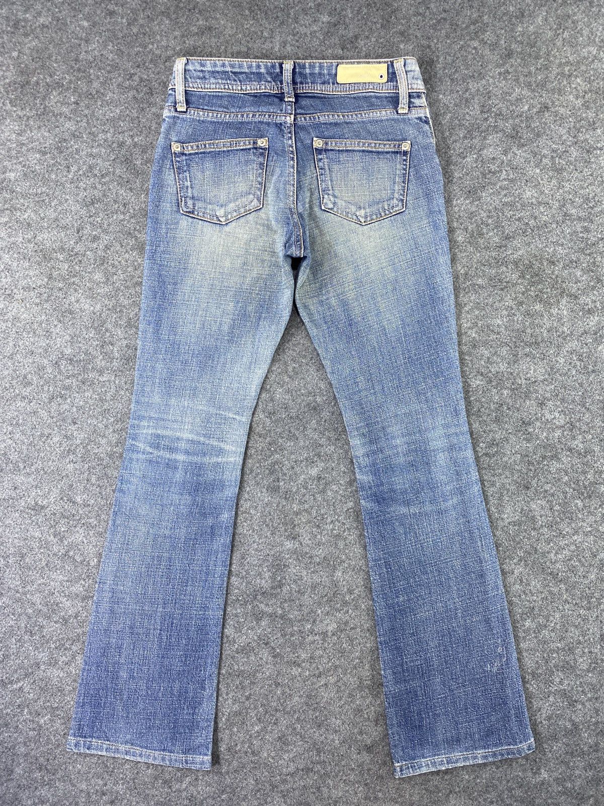 Japanese Brand Bobson Queen Low Blue Wash Jeans - J1125 Size 27" / US 4 / IT 40 - 4 Thumbnail