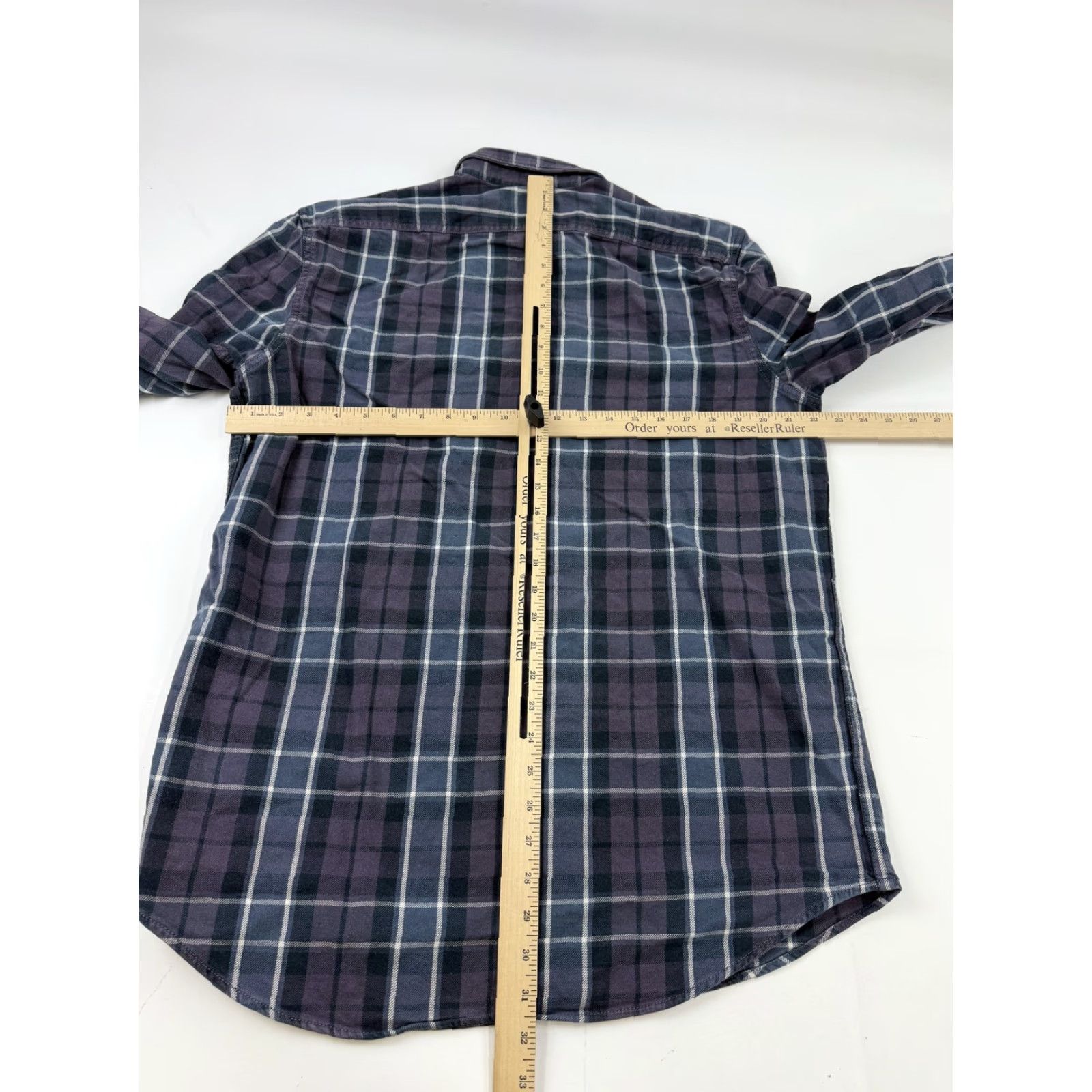 Eddie Bauer Eddie Bauer Shirt Mens LT Blue Plaid Flannel Button Front Long Sleeve Casual Classic Fit Mens Large Tall Blue Plaid Flannel Shirt Size US L / EU 52-54 / 3 - 7 Thumbnail