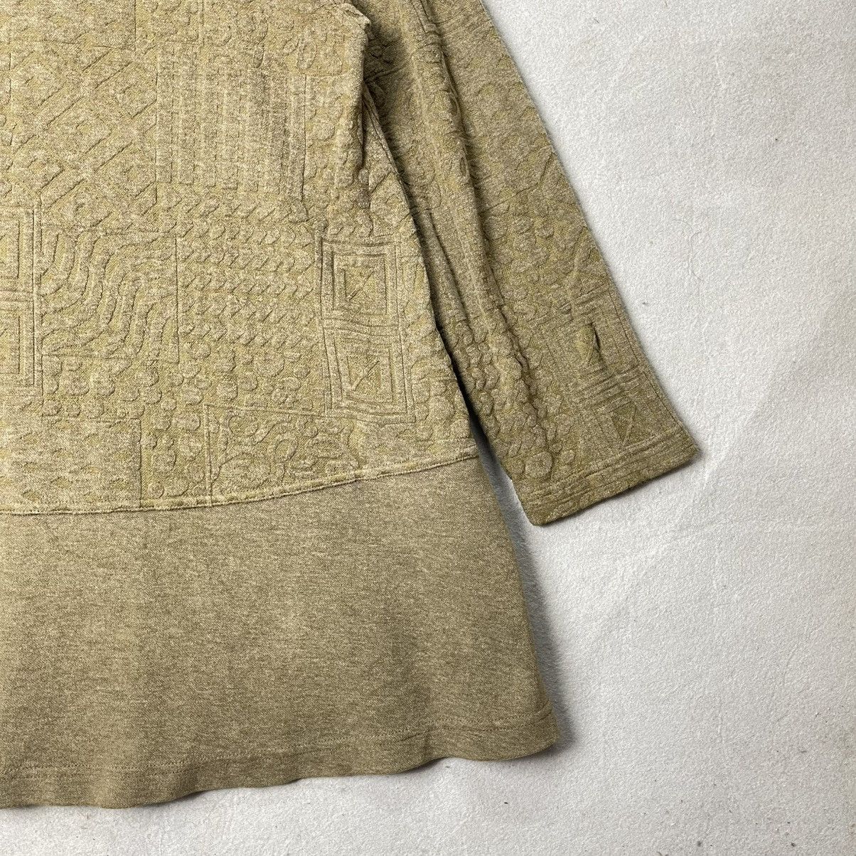 Trussardi Vintage Trussardi Textured Oversized Tunic Top Size M / US 6-8 / IT 42-44 - 4 Thumbnail