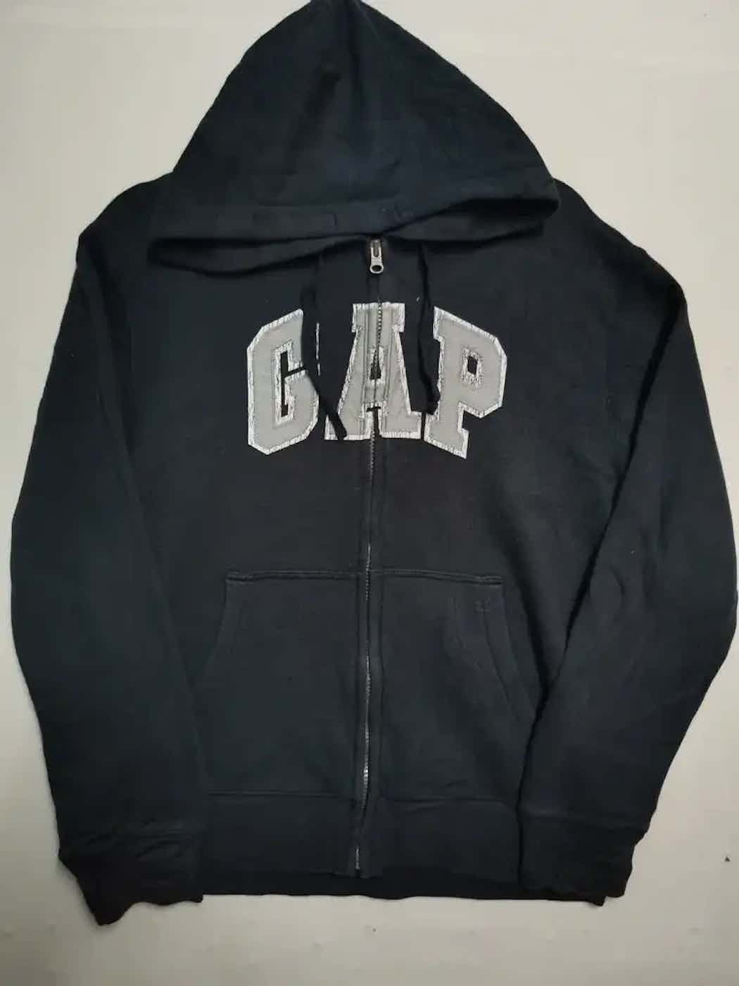 Gap Vintage GAP Big Logo Zipper Hoodie Size US M / EU 48-50 / 2 - 1 Thumbnail