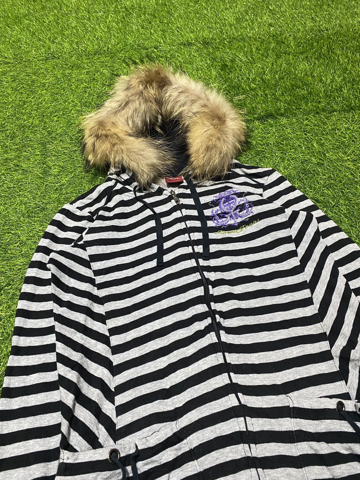If Six Was Nine × Japanese Brand × Le Grande Bleu (L.G.B.) Intercrew hoodie faux fur ifsix lgb style Size US M / EU 48-50 / 2 - 4 Thumbnail