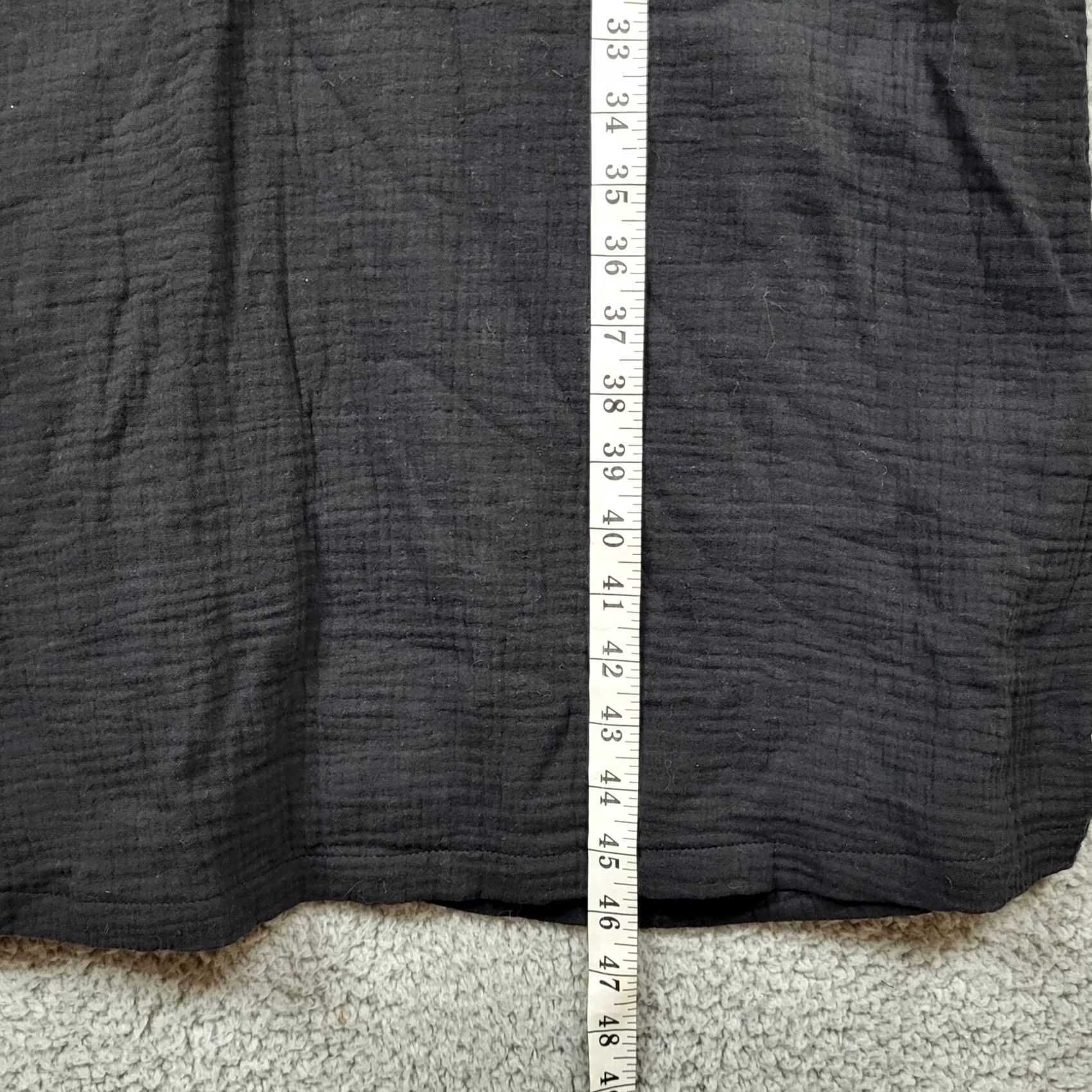 Vintage ROOLEE Women's Black 3/4 Sleeve Mini Dress Cotton Size S Size S / US 4 / IT 40 - 5 Thumbnail