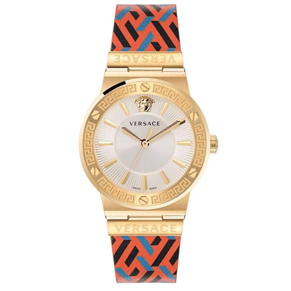 image of Versace Greca Gold Two Tone Watch Women’S Vevh, Women's