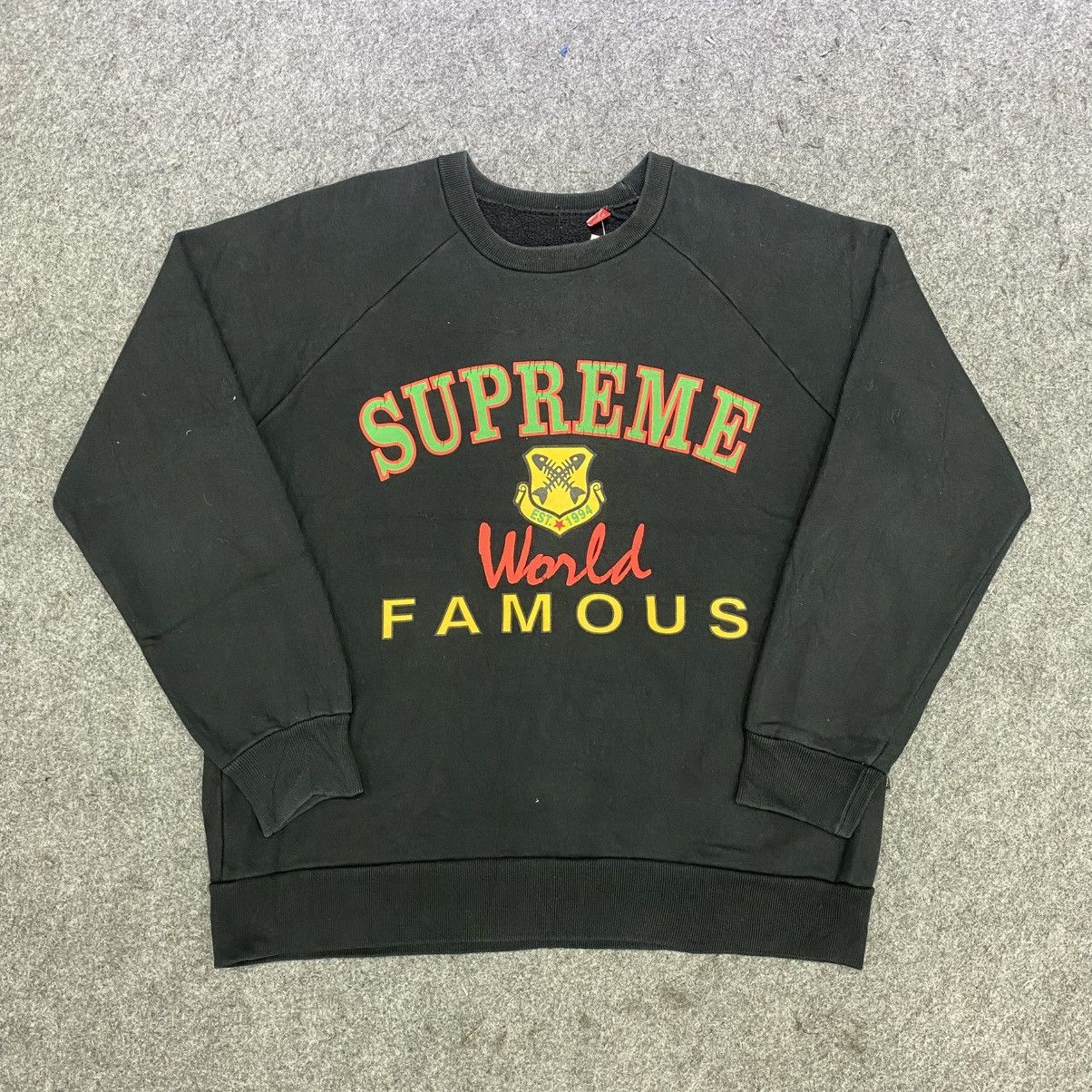 Supreme World Famous Crewneck | Grailed
