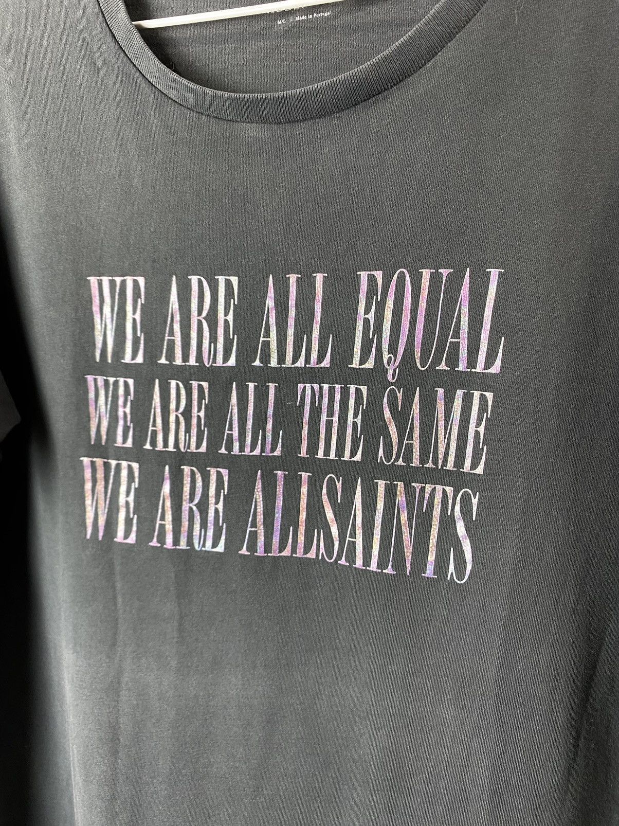Allsaints Vintage All Saints Gradient Faded T Shirt Hype Size US L / EU 52-54 / 3 - 6 Thumbnail