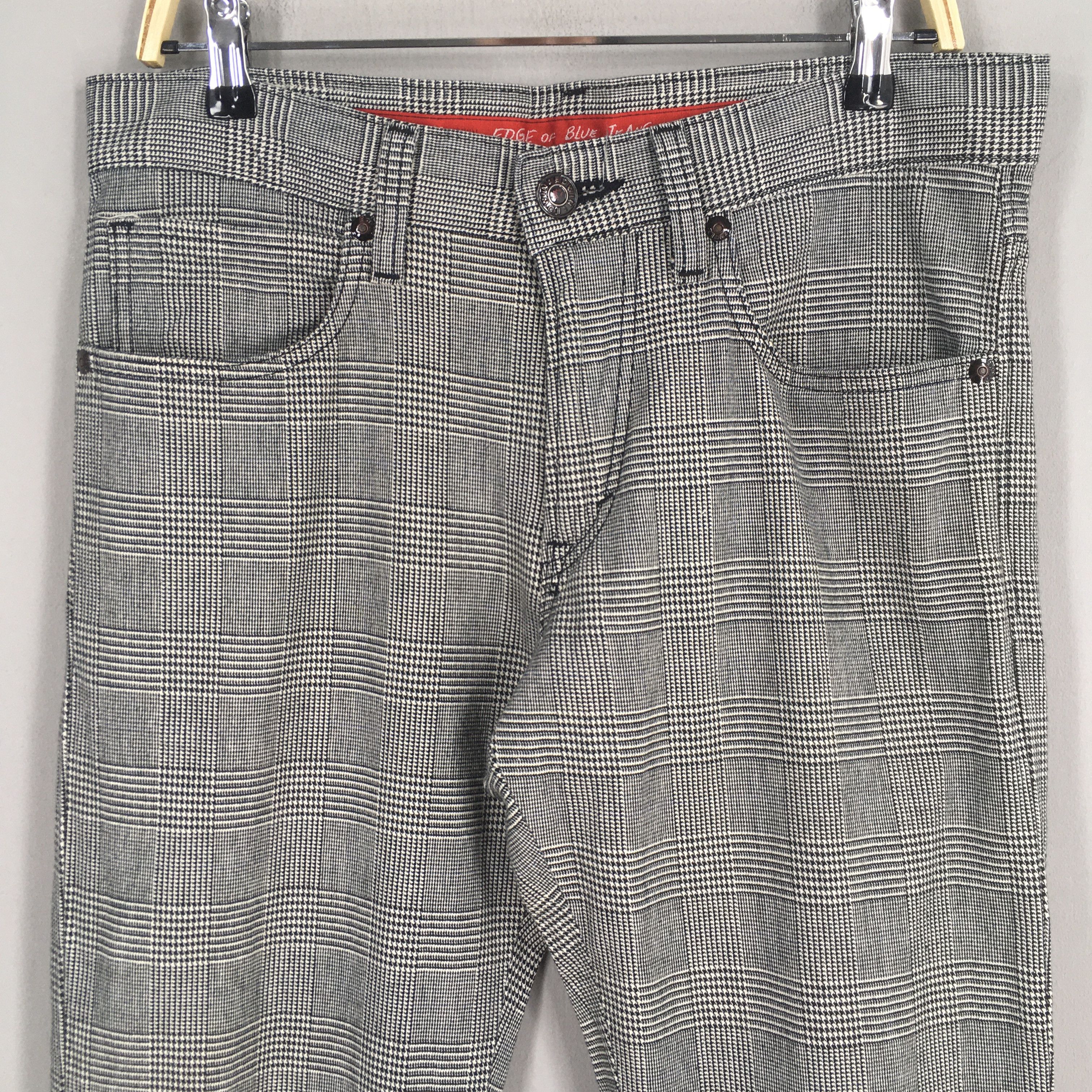 Edwin Size 32x33 Edwin Casual Tartan Plaid Checked Pants S1280 Size US 32 / EU 48 - 2 Thumbnail
