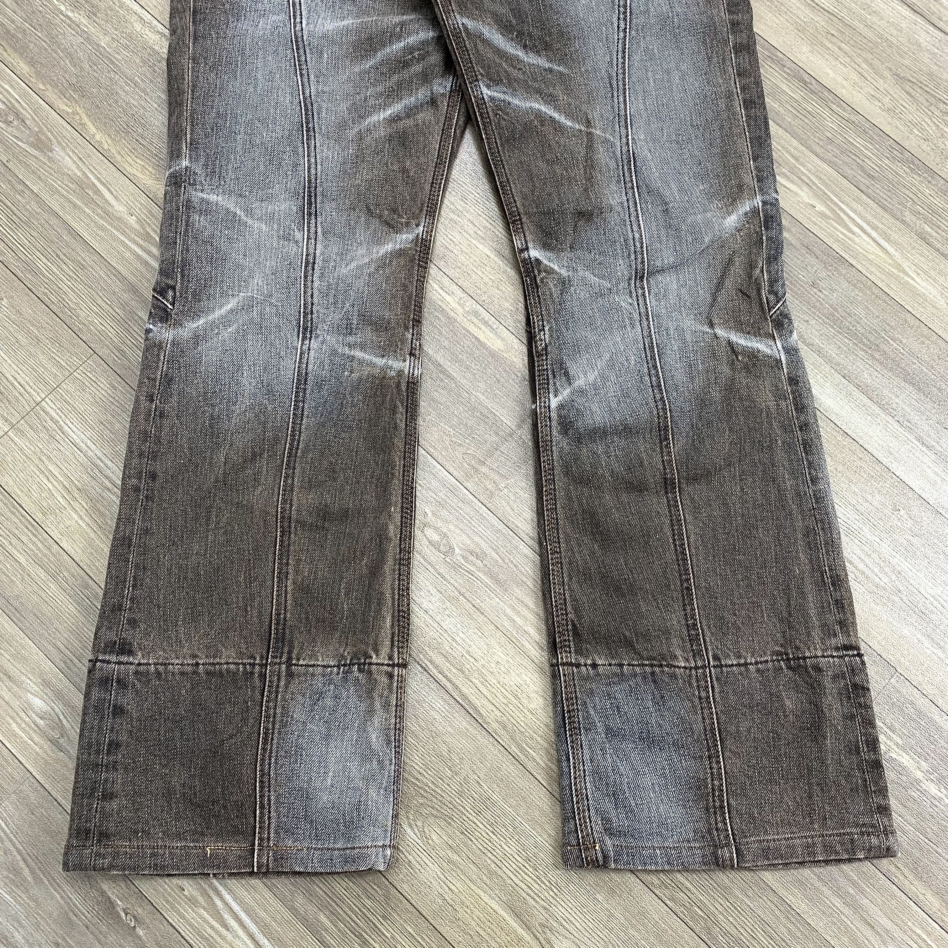 If Six Was Nine × Japanese Brand × Le Grande Bleu (L.G.B.) 2000’s Nicole CFM Clawmark Denim Pants Size US 32 / EU 48 - 4 Thumbnail