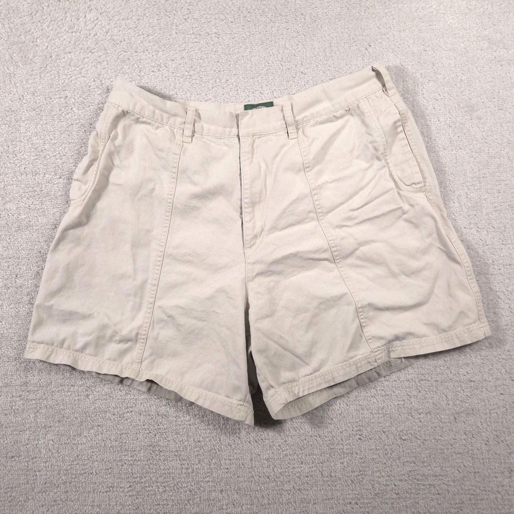Vintage Cabela's Shorts Womens 18 Regular Khaki Hiking Outdoors Zip Fly Zipper Pocket Size 40" / US 18 - 2 Thumbnail