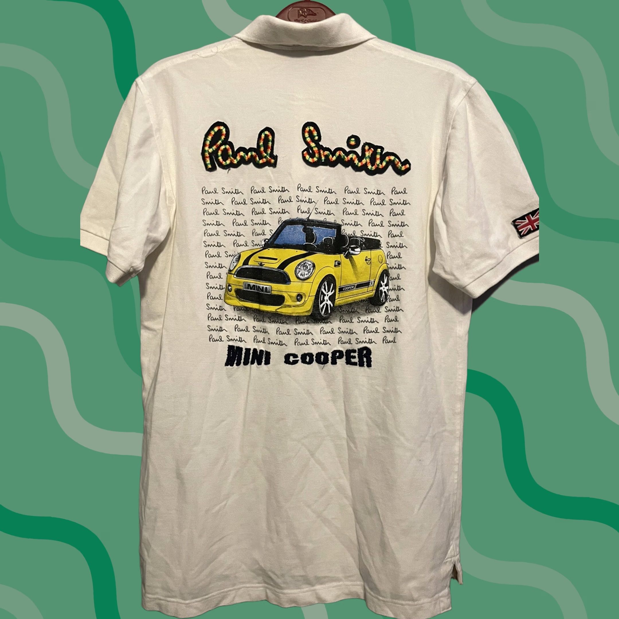 Paul Smith VINTAGE Paul Smith Mini Cooper Polo Shirt Mens XL White Embroidered B123 Size US XL / EU 56 / 4 - 1 Thumbnail