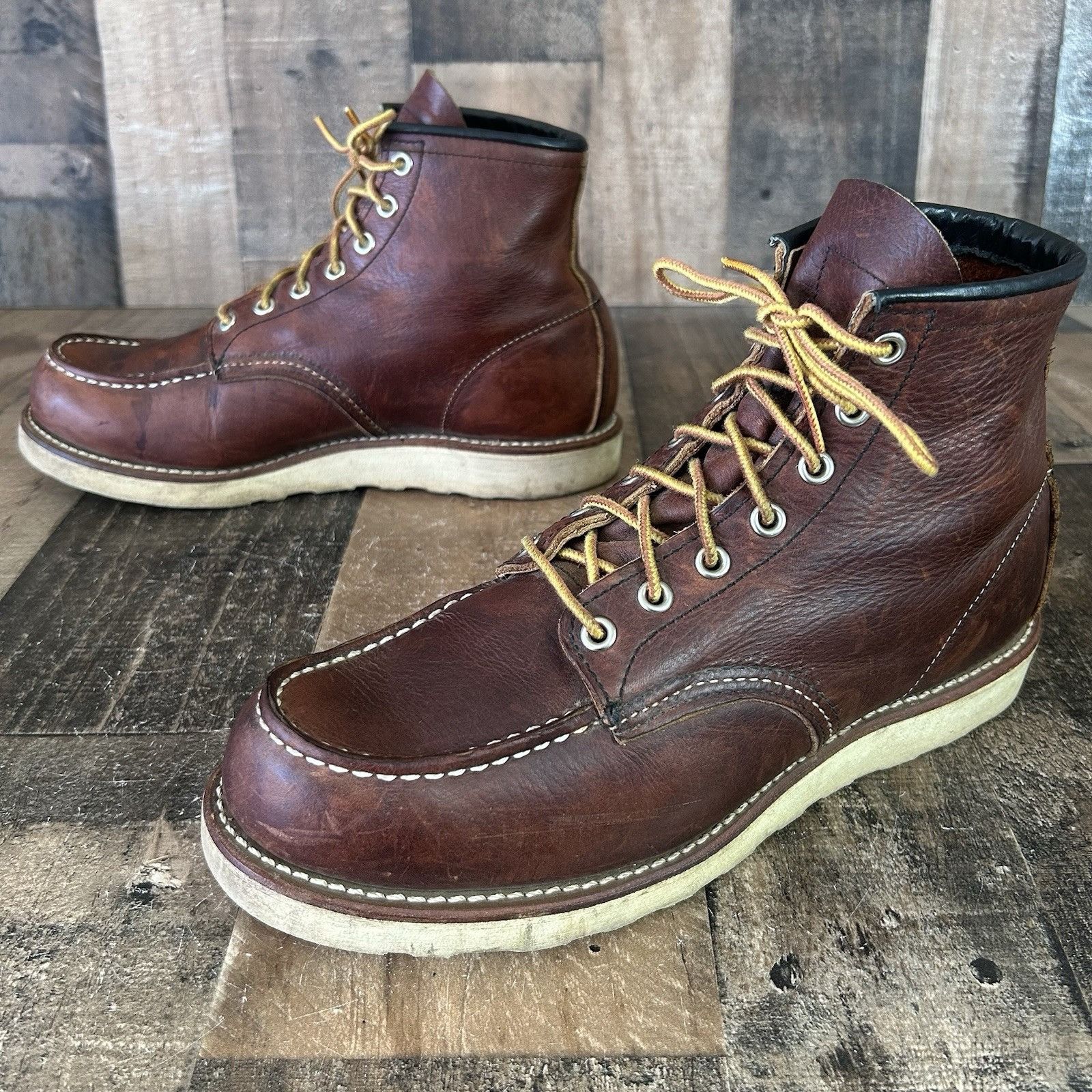 Red Wing Vintage Red Wing Irish Setter Moc Toe Work Boots