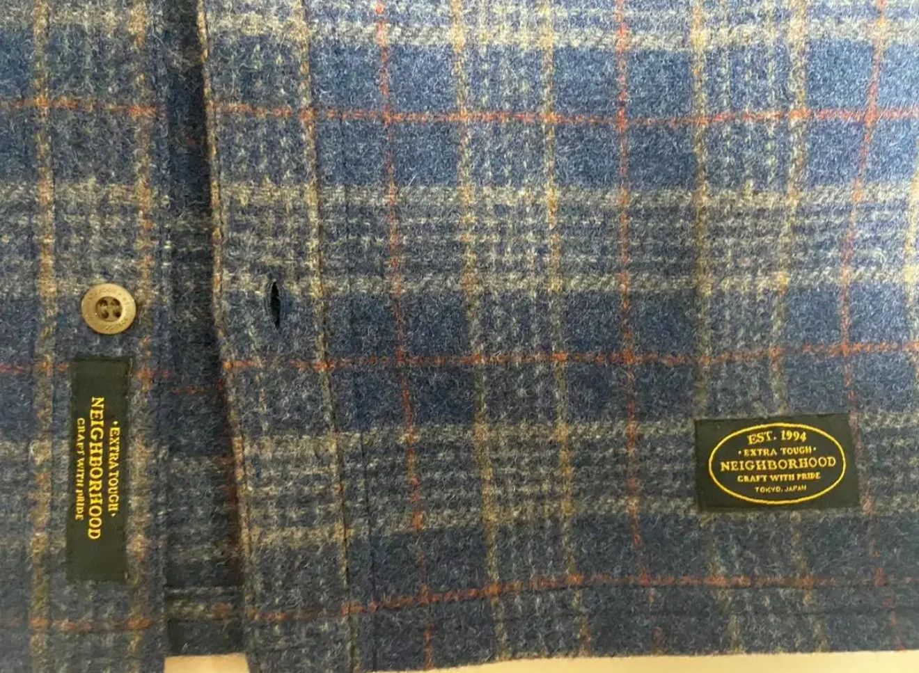 Neighborhood Neighborhood Plaid Heavy Wool Shirt Size US S / EU 44-46 / 1 - 3 Thumbnail