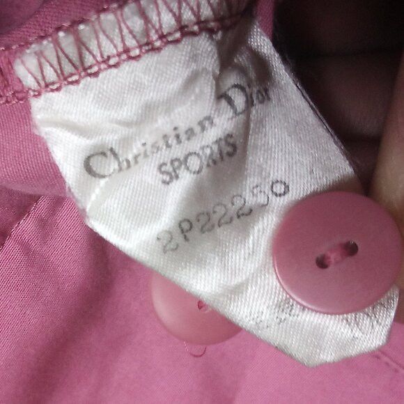 Dior DS Christian Dior Sports Pleated Placket Button Shirt Size M / US 6-8 / IT 42-44 - 5 Thumbnail