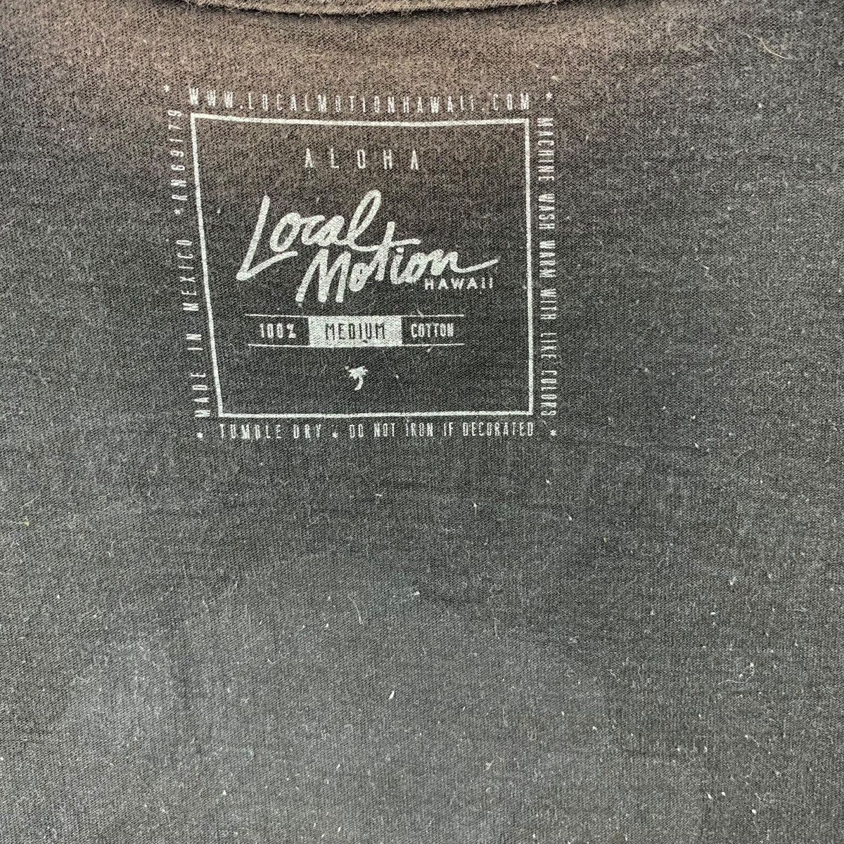 Vintage LOCAL MOTION HAWAII Breakfast Natural Faded Tee Shirt Size US M / EU 48-50 / 2 - 7 Thumbnail