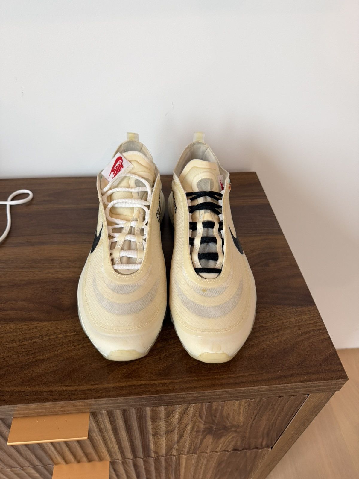 Nike × Off-White Off White “The 10” Air Max 97s Size US 11.5 / EU 44-45 - 3 Thumbnail