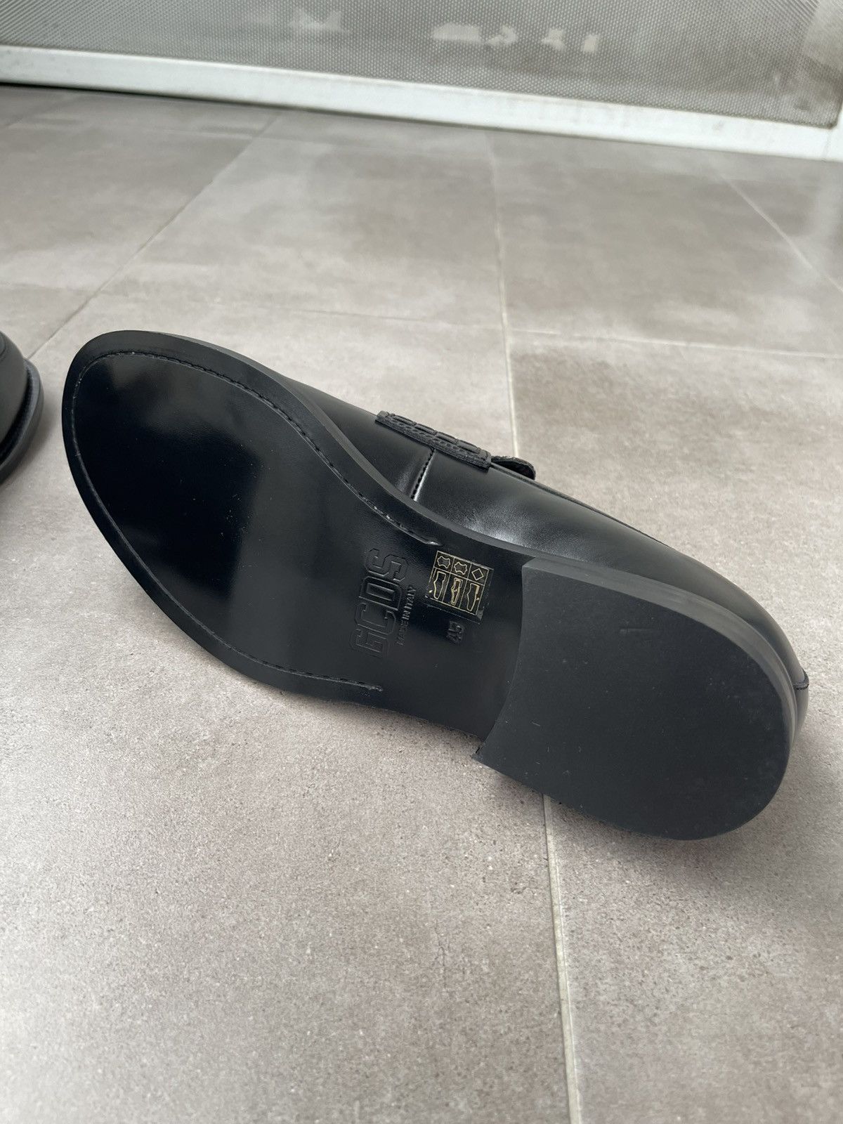 GCDS !DS! SS24 GCDS Wirdo Monogram Black Brown Loafers Size US 12 / EU 45 - 15 Thumbnail