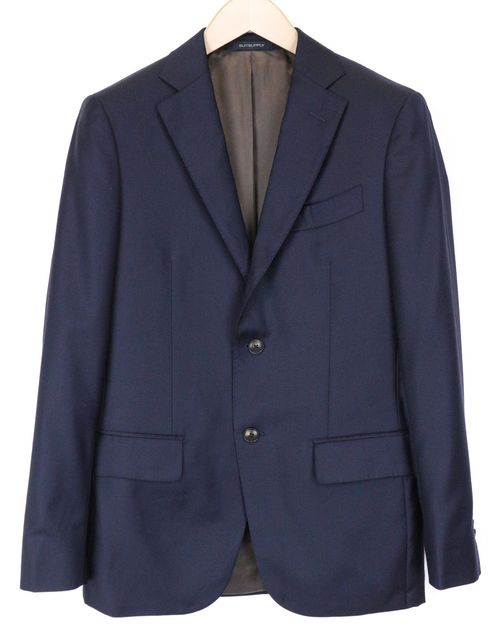 Suitsupply NAPOLI UK34R Blue Pure Wool 3 Piece Suit 79005 Size 34R - 3 Thumbnail