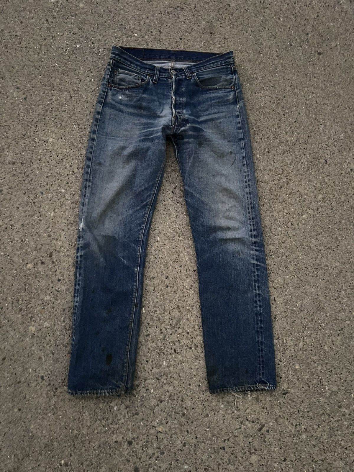 Levi's × Vintage Vintage 70s Single Stitch Faded Selvedge Jeans Size US 31 - 1 Thumbnail