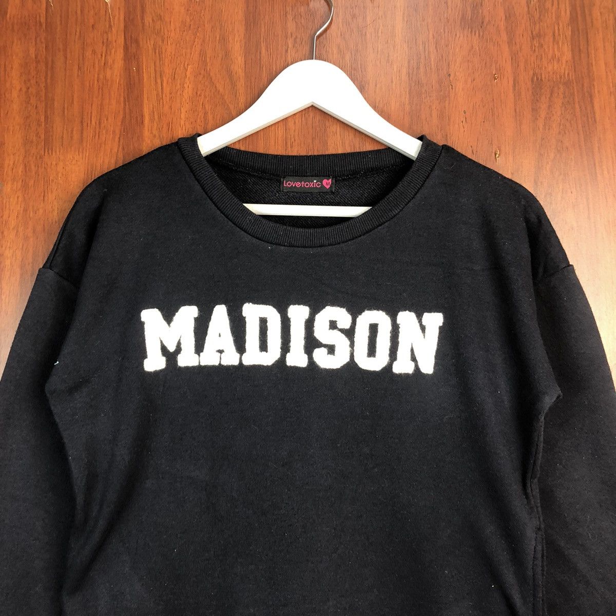 Japanese Brand × Seditionaries Love Toxic Madison Dark Blue Sweatshirt #7540 Size XS / US 0-2 / IT 36-38 - 2 Thumbnail
