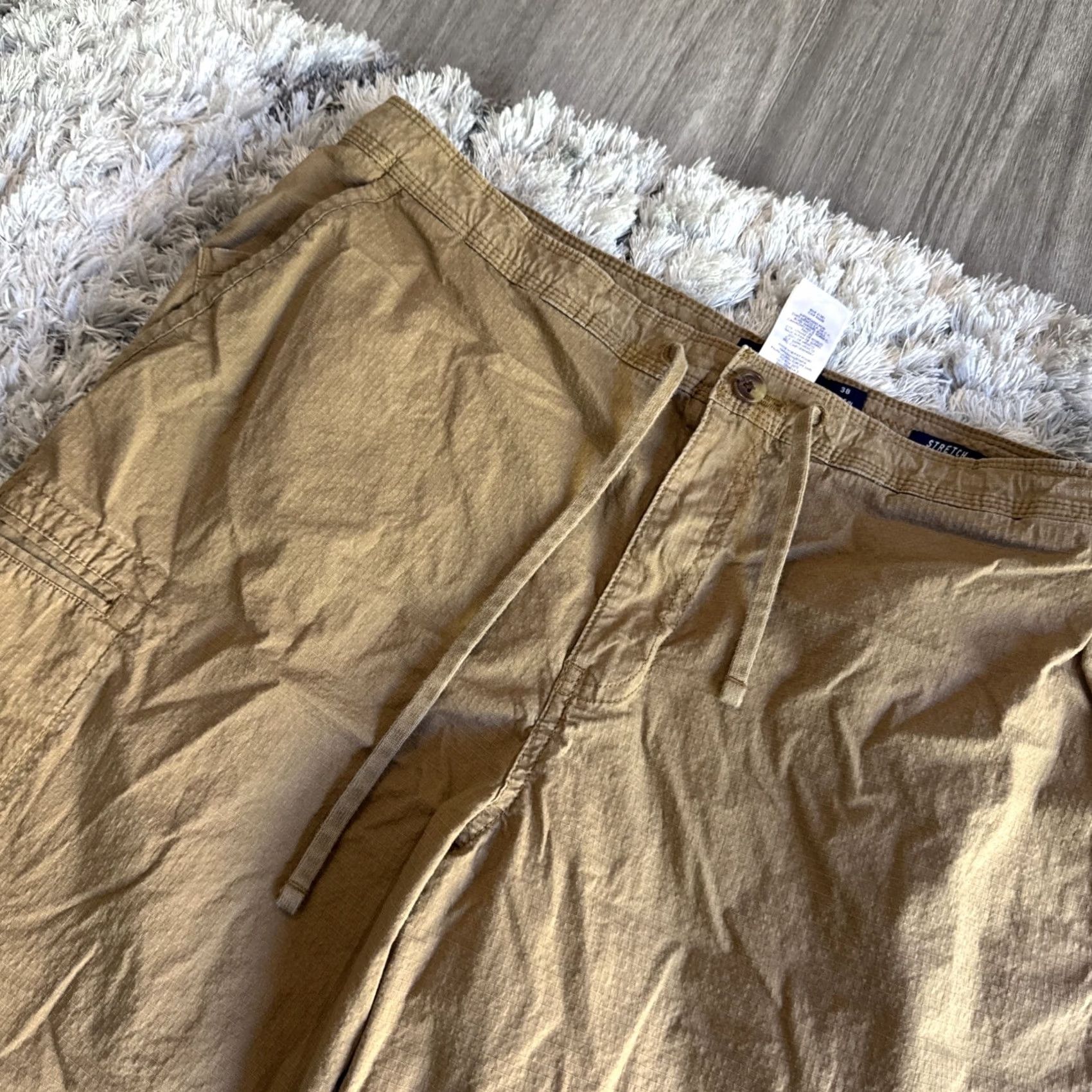 Chaps VINTAGE Chaps Shorts Men’s Size 38 Khaki Stretch Multi Pocket Cargo 00’s Y2K HTF Size US 38 / EU 54 - 2 Thumbnail