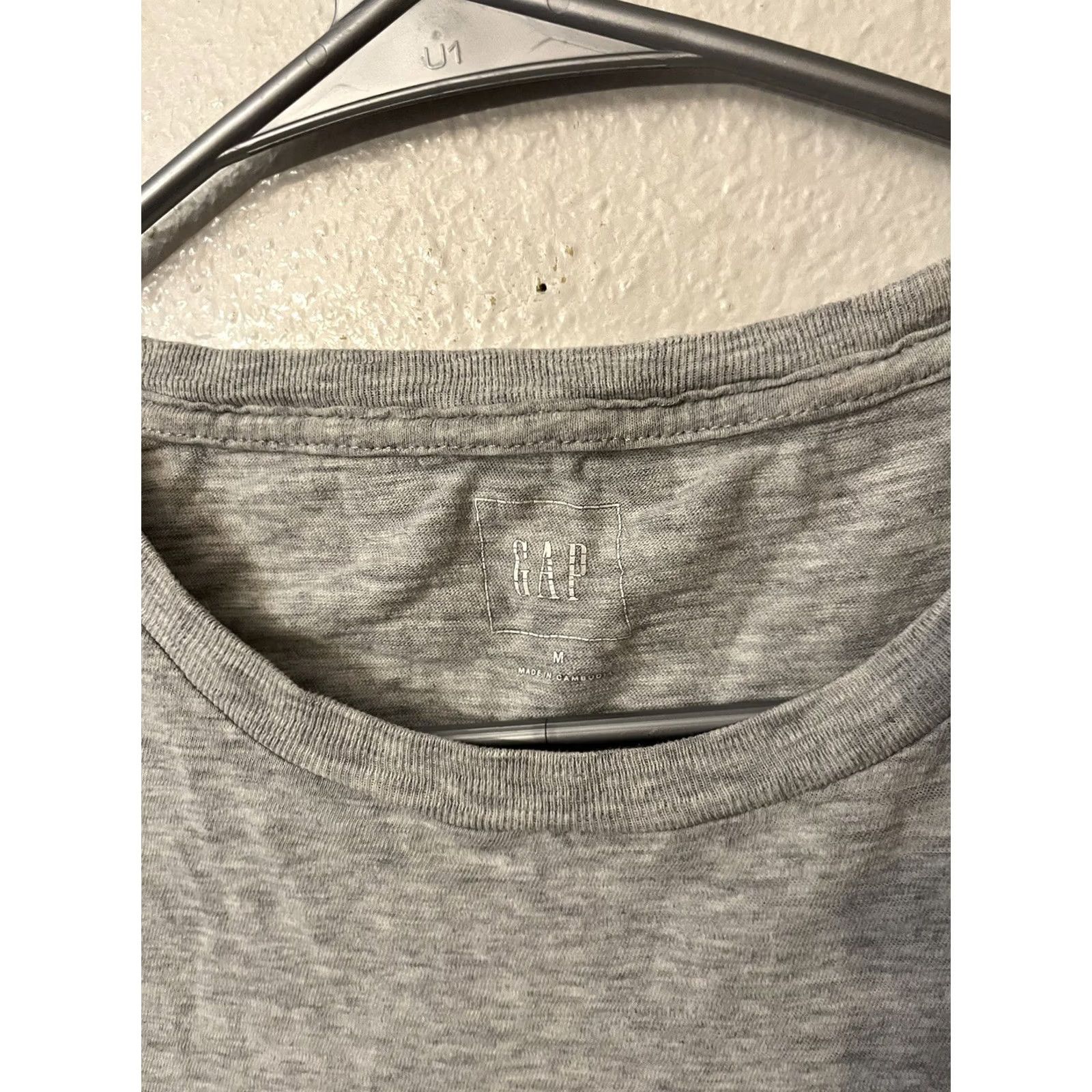Gap Gap Mens M Gray Short-Sleeve Tee Shirt 100% Cotton Crew Neck Size US M / EU 48-50 / 2 - 3 Thumbnail