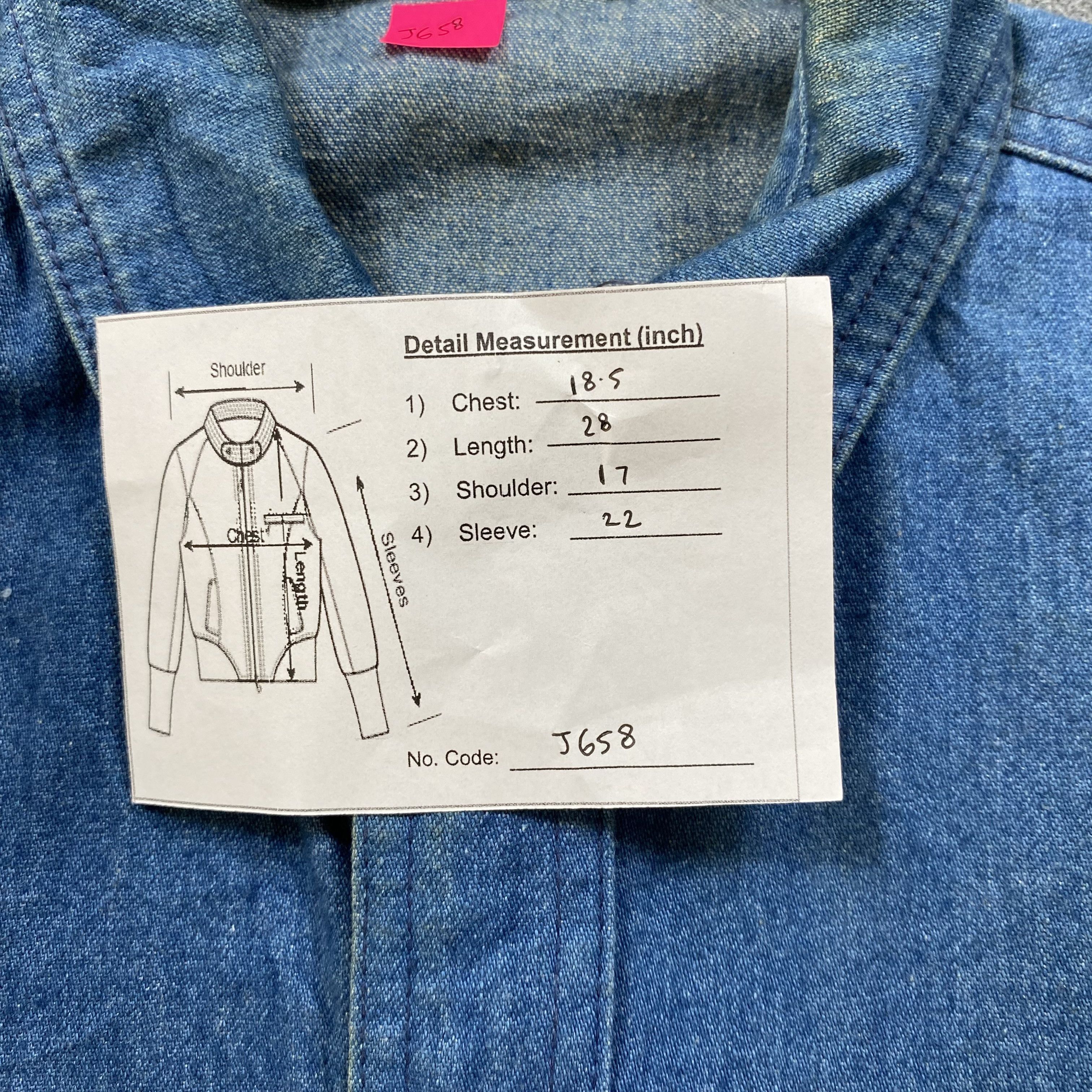 Vintage Vintage 70s GUNY Japan Denim Safari Jacket-J658 Size US S / EU 44-46 / 1 - 13 Thumbnail