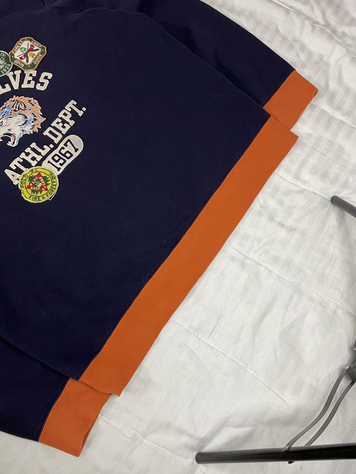 Polo Ralph Lauren Vintage Rare Polo Ralph Lauren Wolves Navi Sweatshirt Size US XL / EU 56 / 4 - 4 Thumbnail