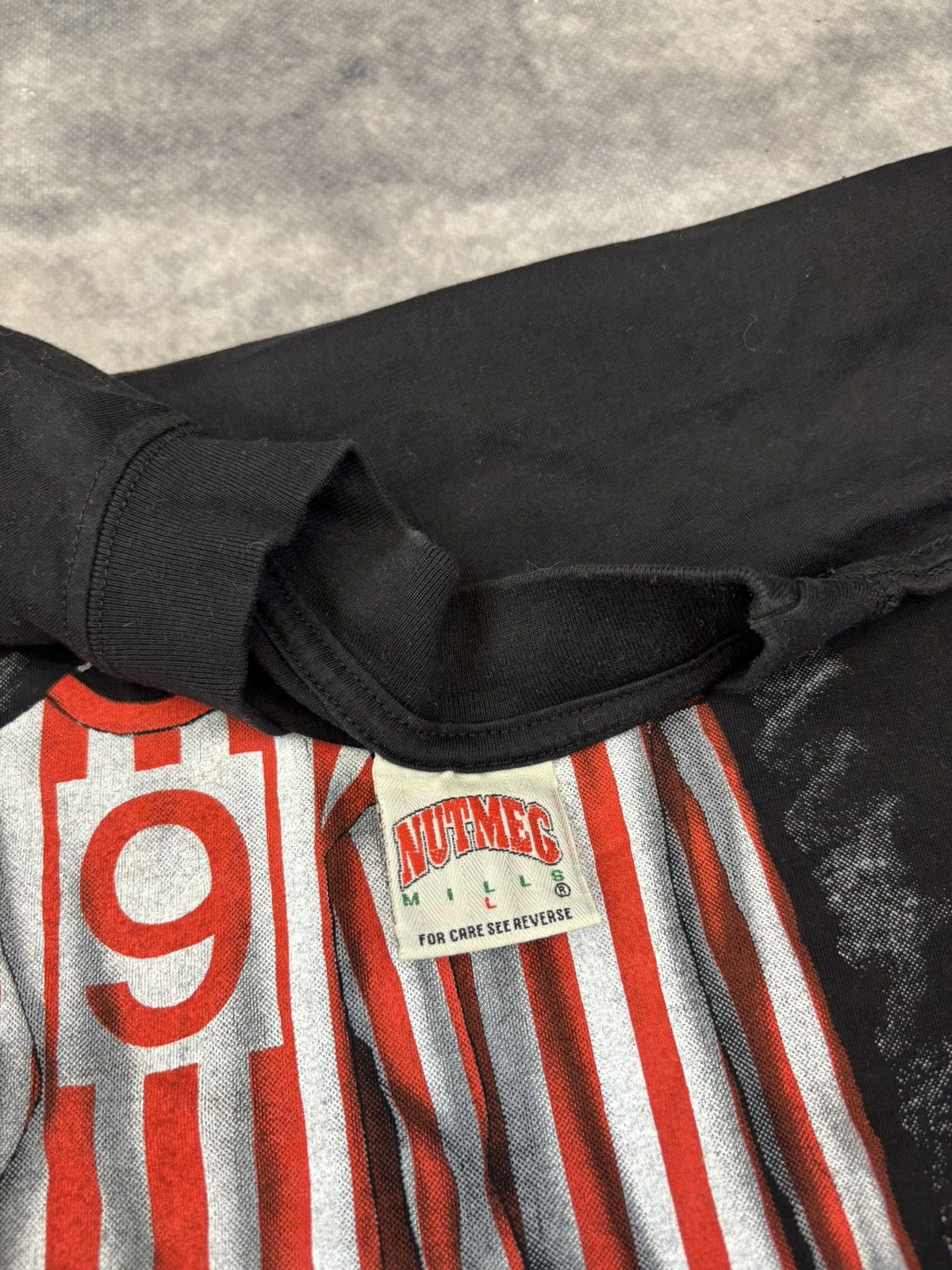 Nutmeg × Vintage Vintage FC Bayern Munchen T shirt graphic Jersey soccer 90s Size US L / EU 52-54 / 3 - 3 Thumbnail