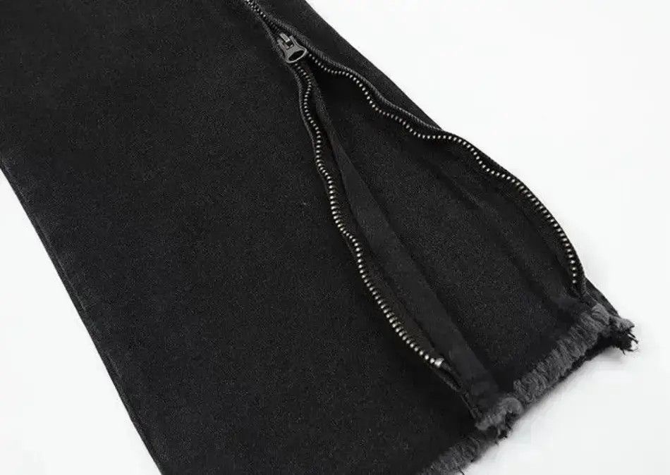 Japanese Brand High street retro vintage side zip flare jeans trousers Size US 32 / EU 48 - 6 Thumbnail
