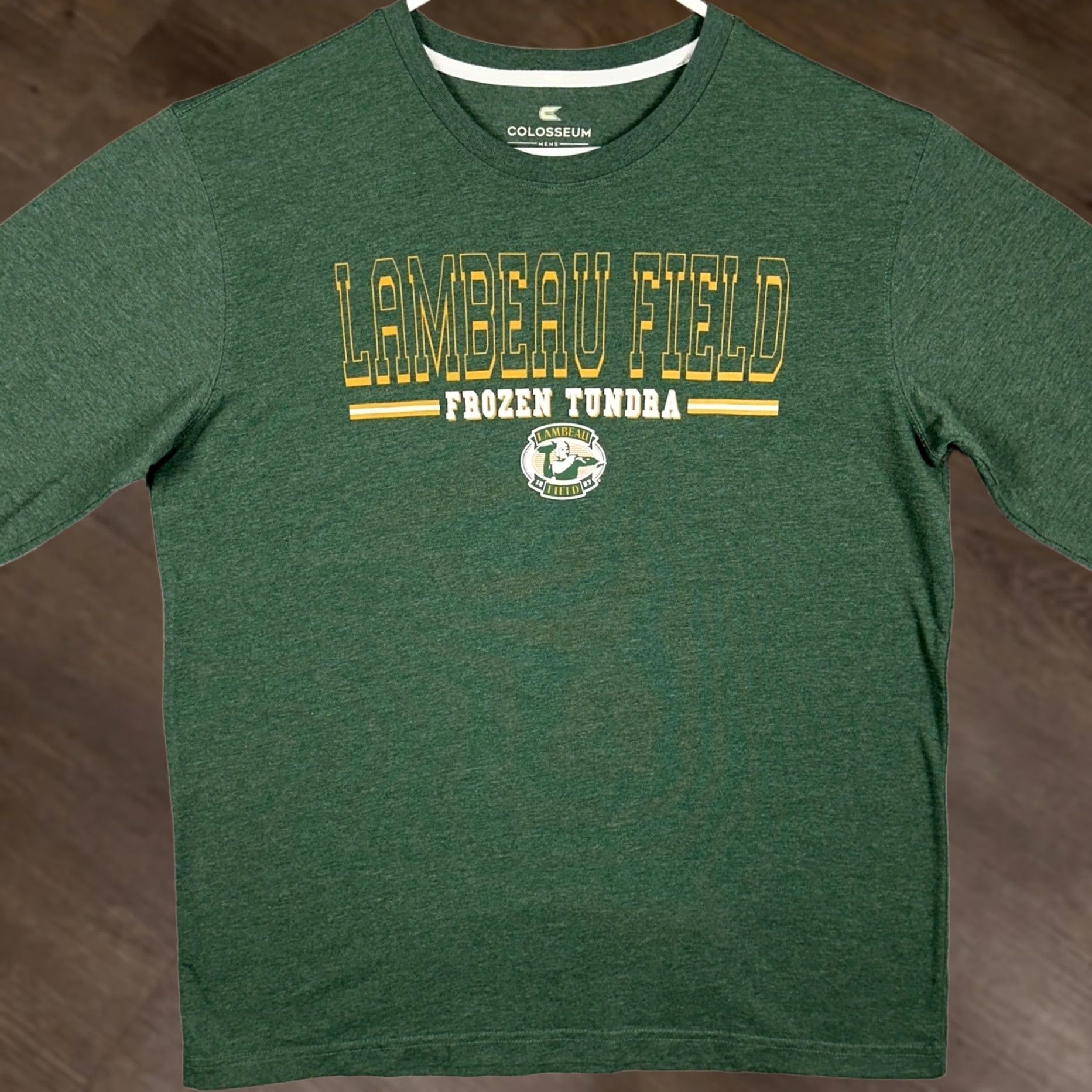 Vintage VINTAGE? Green Bay Packers Colosseum T-Shirt Mens XL Green Lambeau Field Frozen Tundra Size US XL / EU 56 / 4 - 1 Thumbnail