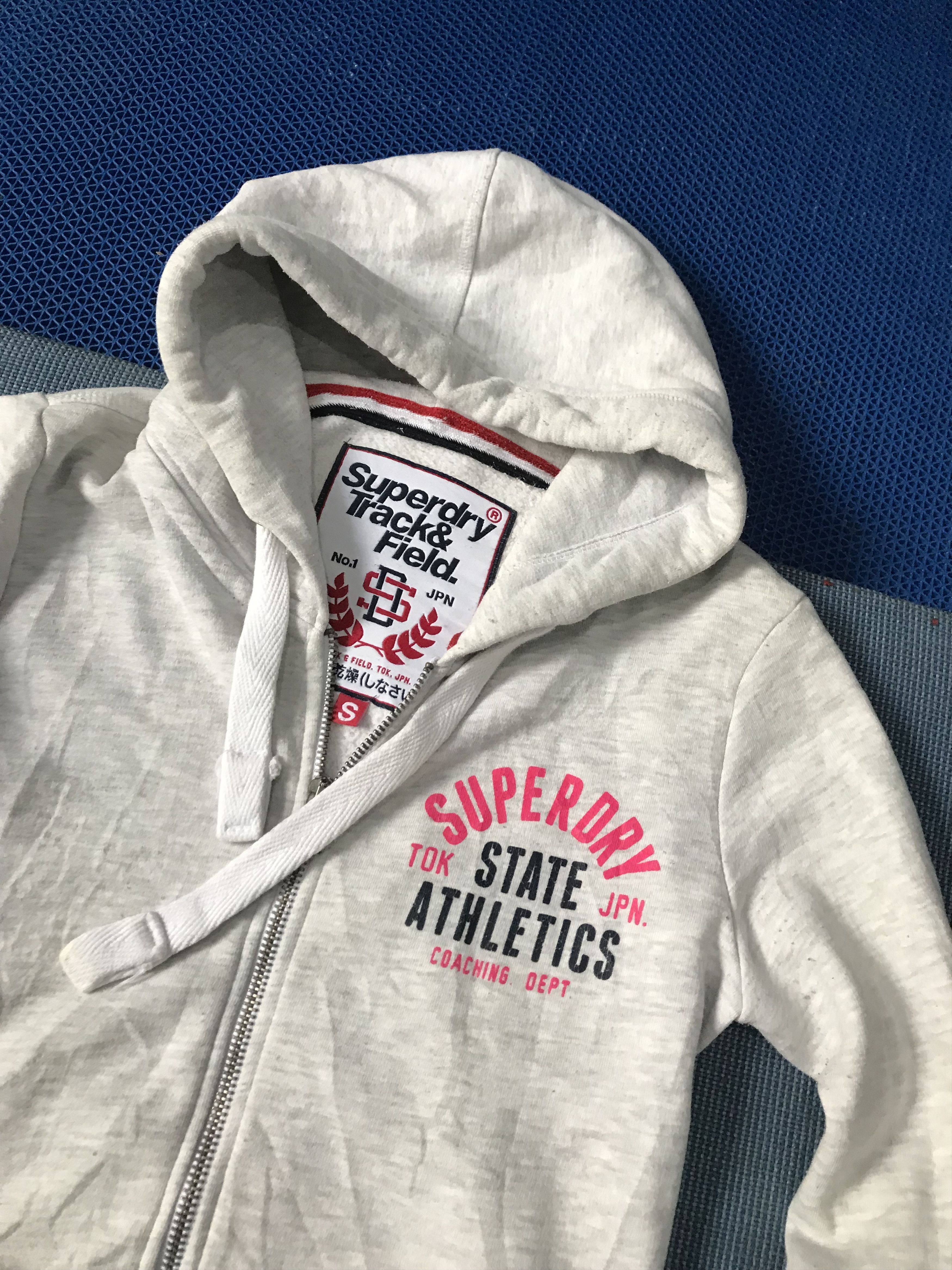 Superdry Vintage Superdry Japan Grey Jacket Hoodie track and field Size US M / EU 48-50 / 2 - 2 Thumbnail