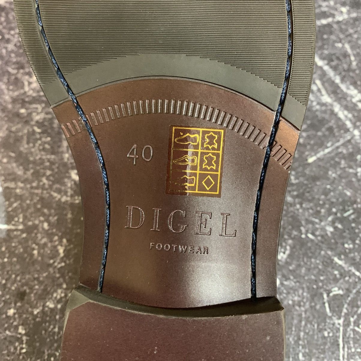 Other DIGEL NEW LEATHER BROGUE LOAFERS Size 40 IT Size US 7 / EU 40 - 9 Thumbnail