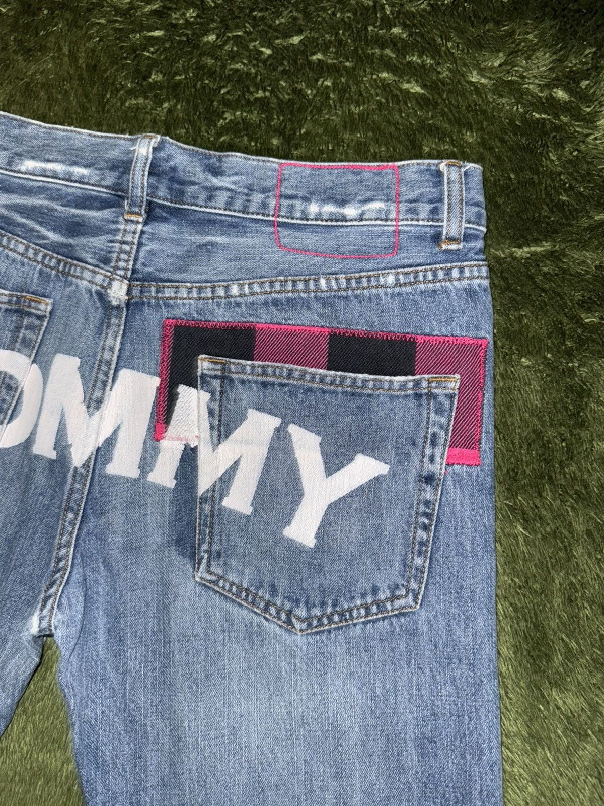 Tommy Hilfiger [M] Tommy Hilfiger japan repair detail washed denim pants Size US 34 / EU 50 - 12 Thumbnail