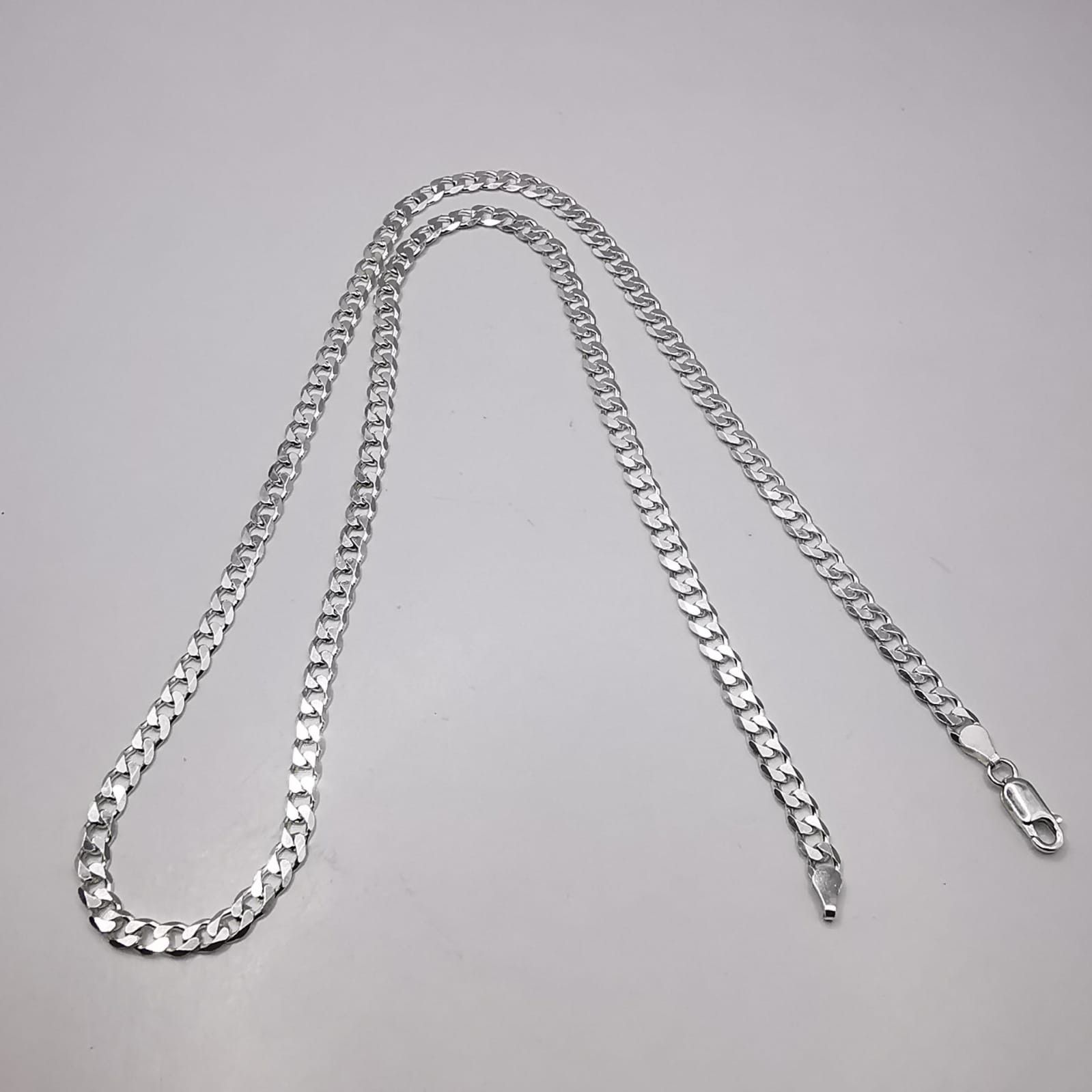 Sterling Silver Vintage Chain,925 Sterling Silver,Signed ,Handmade 17,69g Size ONE SIZE - 4 Thumbnail