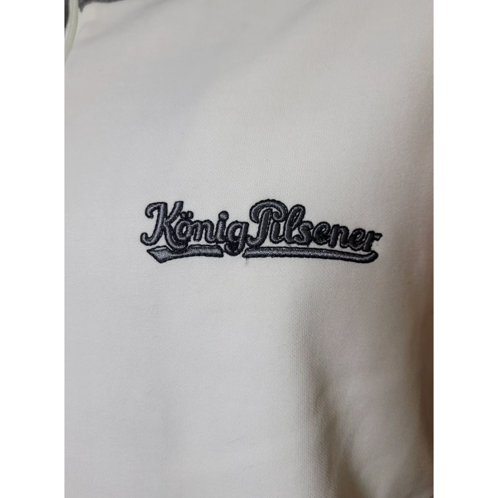 Vintage VINTAGE Konig Pilsener German Beer Jacket Windbreaker Zip Up 2XL White Men Size US XXL / EU 58 / 5 - 3 Thumbnail
