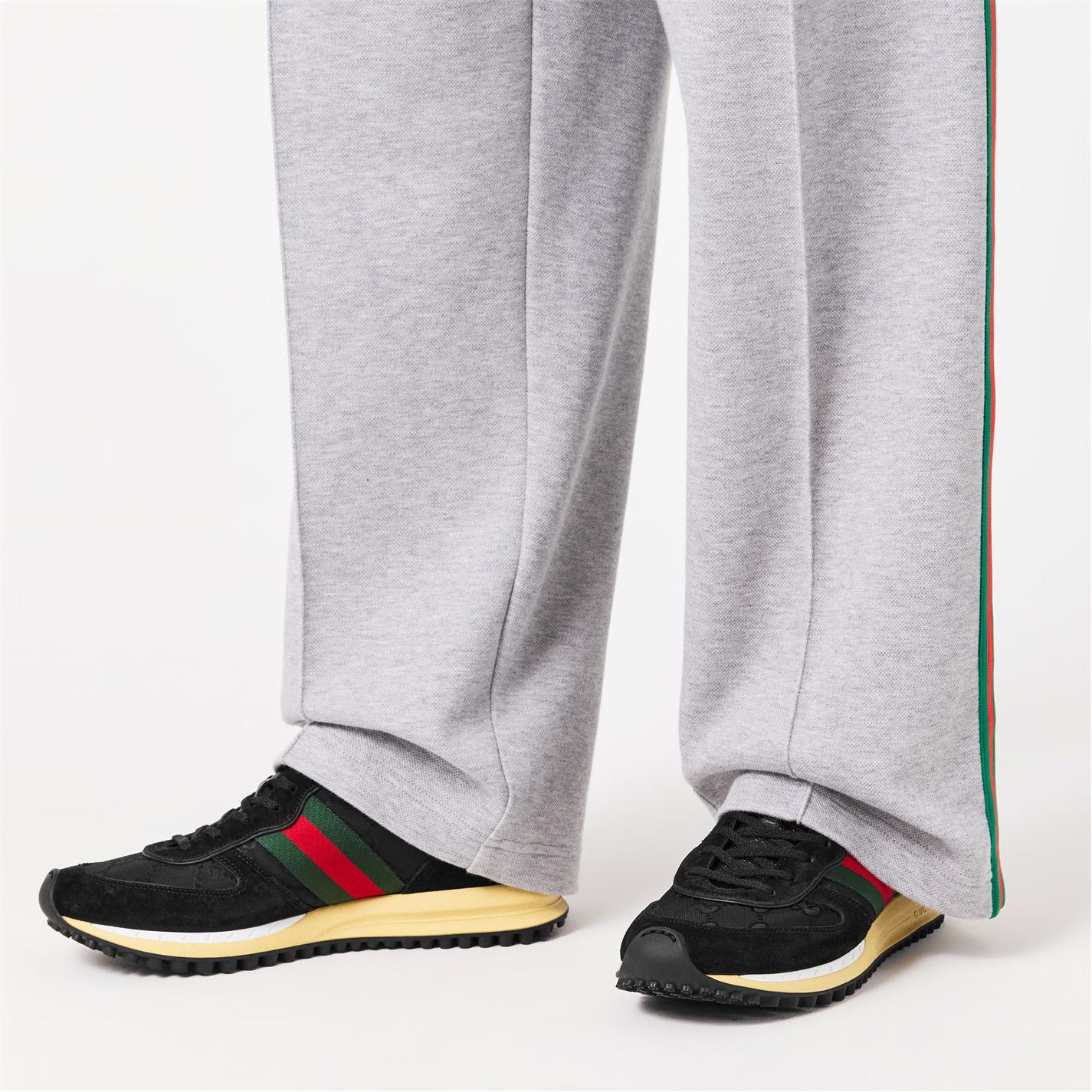 Gucci o1g2r1mq0426 Runners Sneakers in Black Size US 6.5 / EU 39-40 - 4 Thumbnail