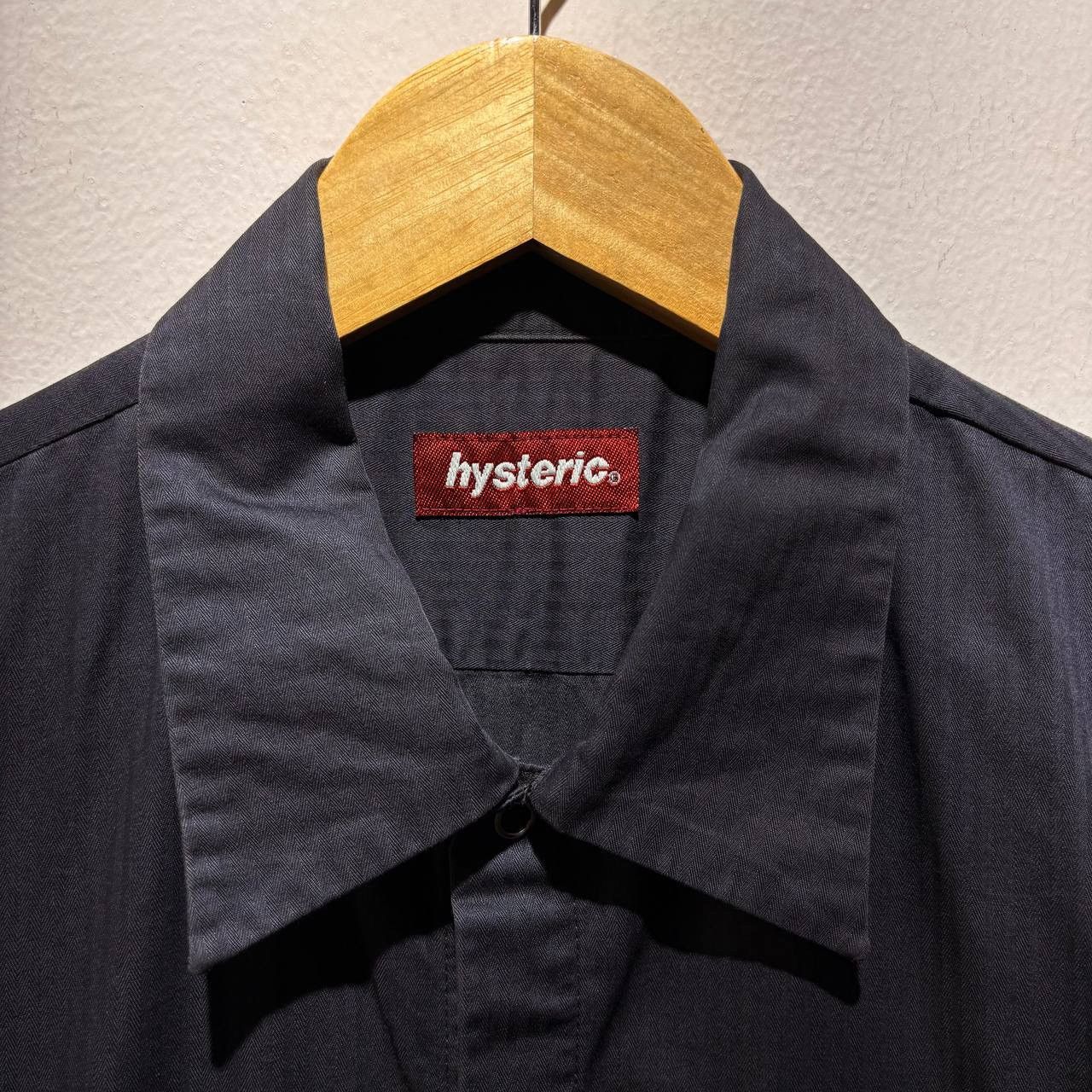 Hysteric Glamour Hysteric Glamour Sexy Guitar Girl Dark Blue Work Shirt Size US L / EU 52-54 / 3 - 9 Thumbnail