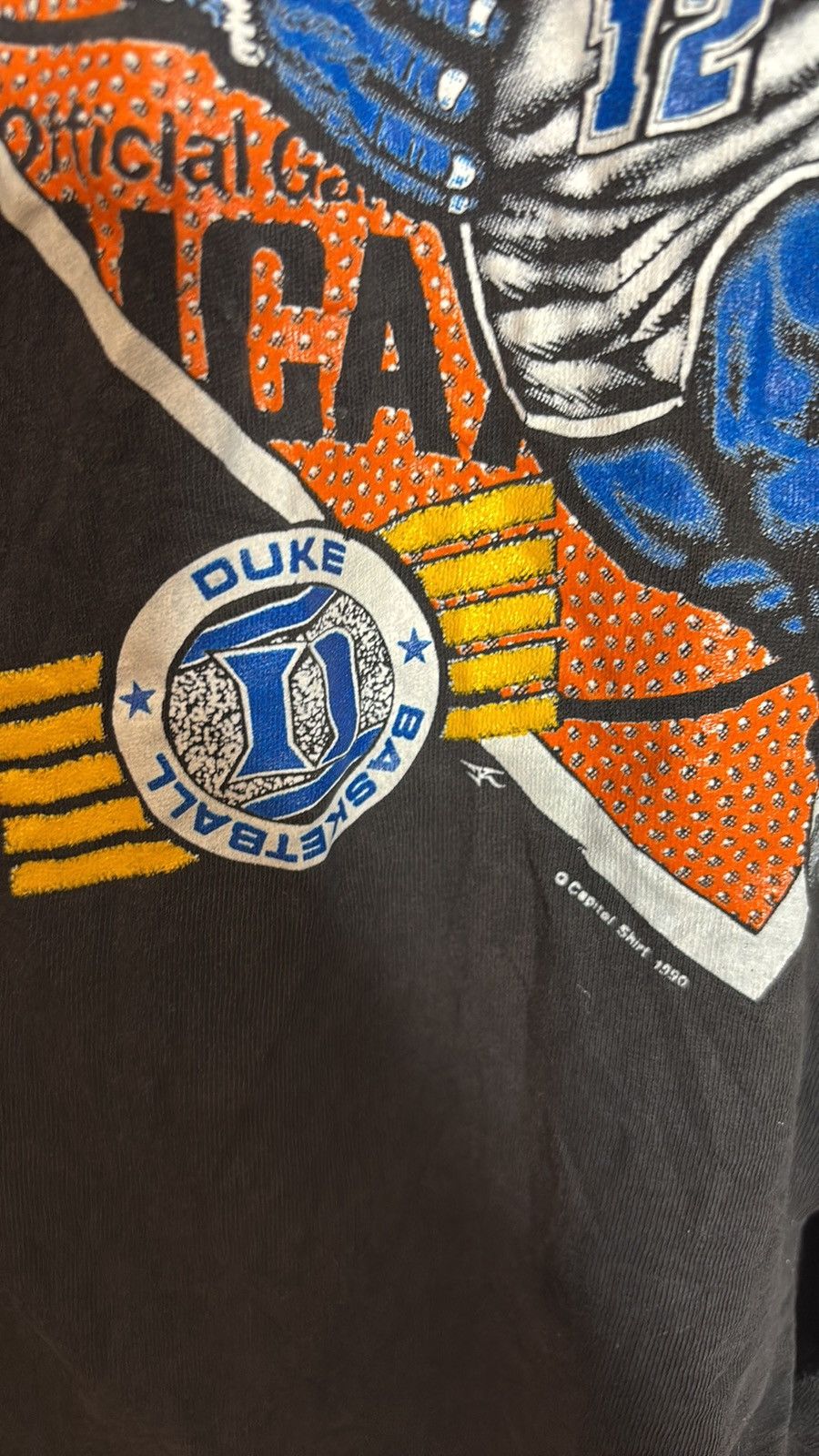 Vintage Vintage Duke Blue Devils Capitol Graphics Shirt READ Size US L / EU 52-54 / 3 - 3 Thumbnail